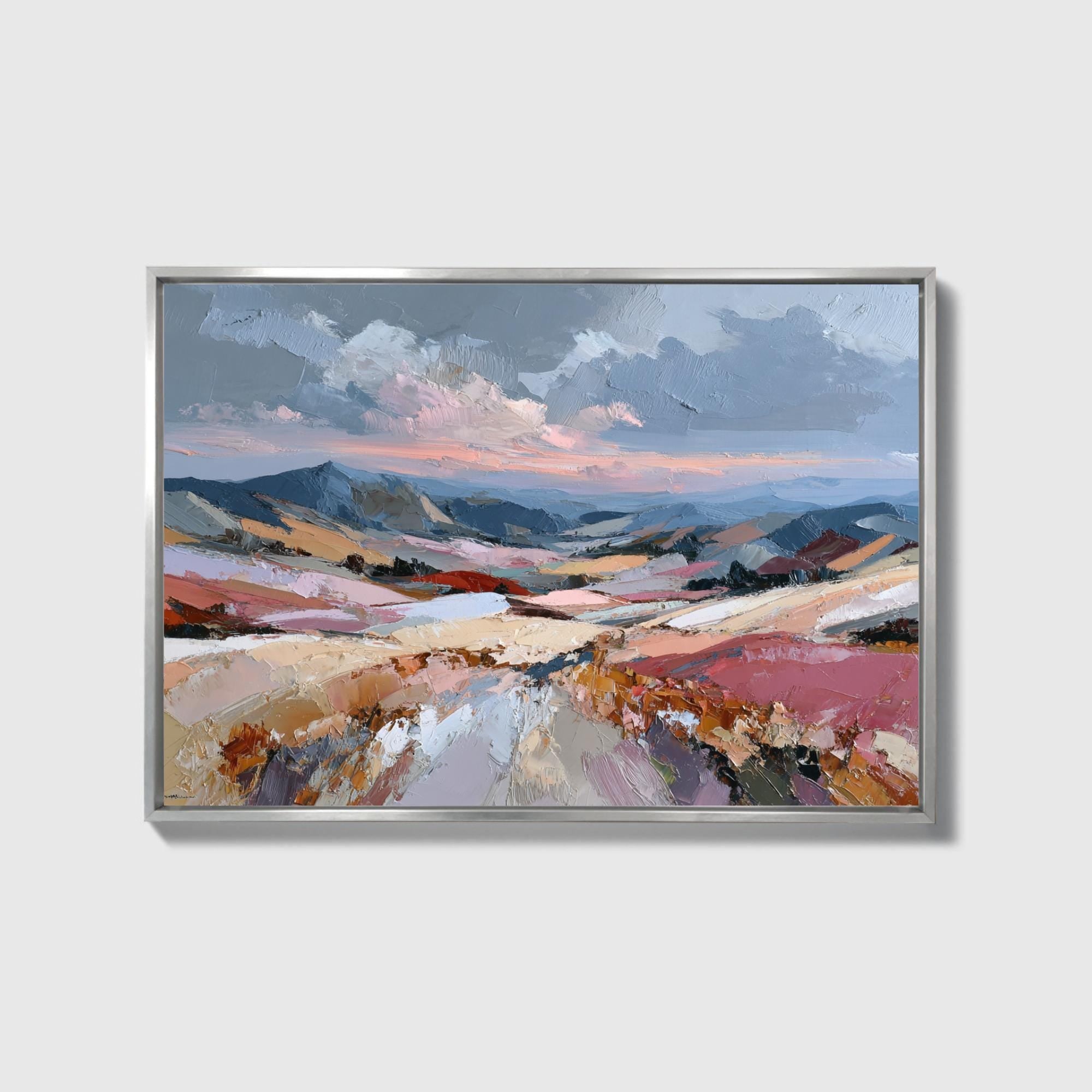 Patchwork Hills Canvas