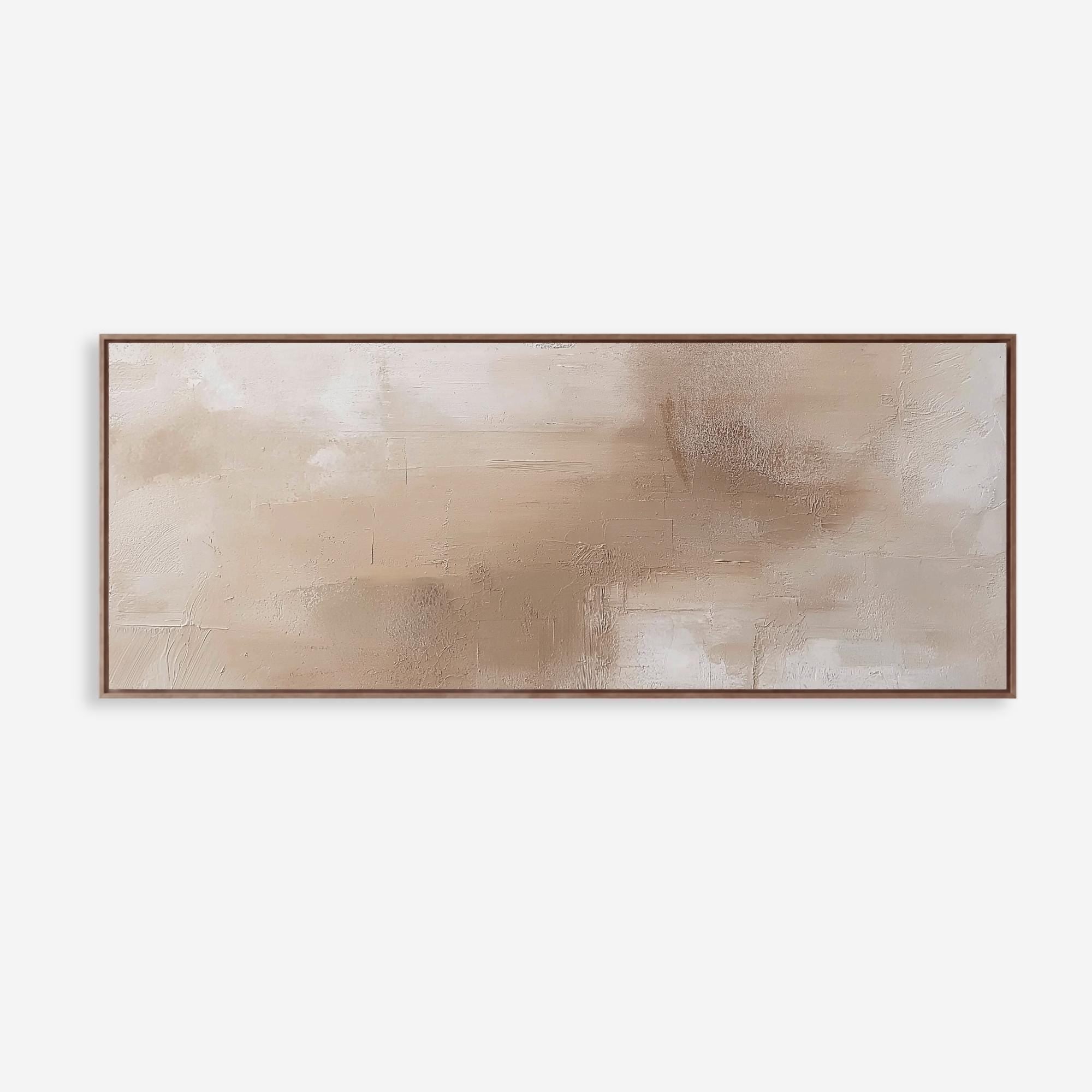 Beige Panoramic Canvas