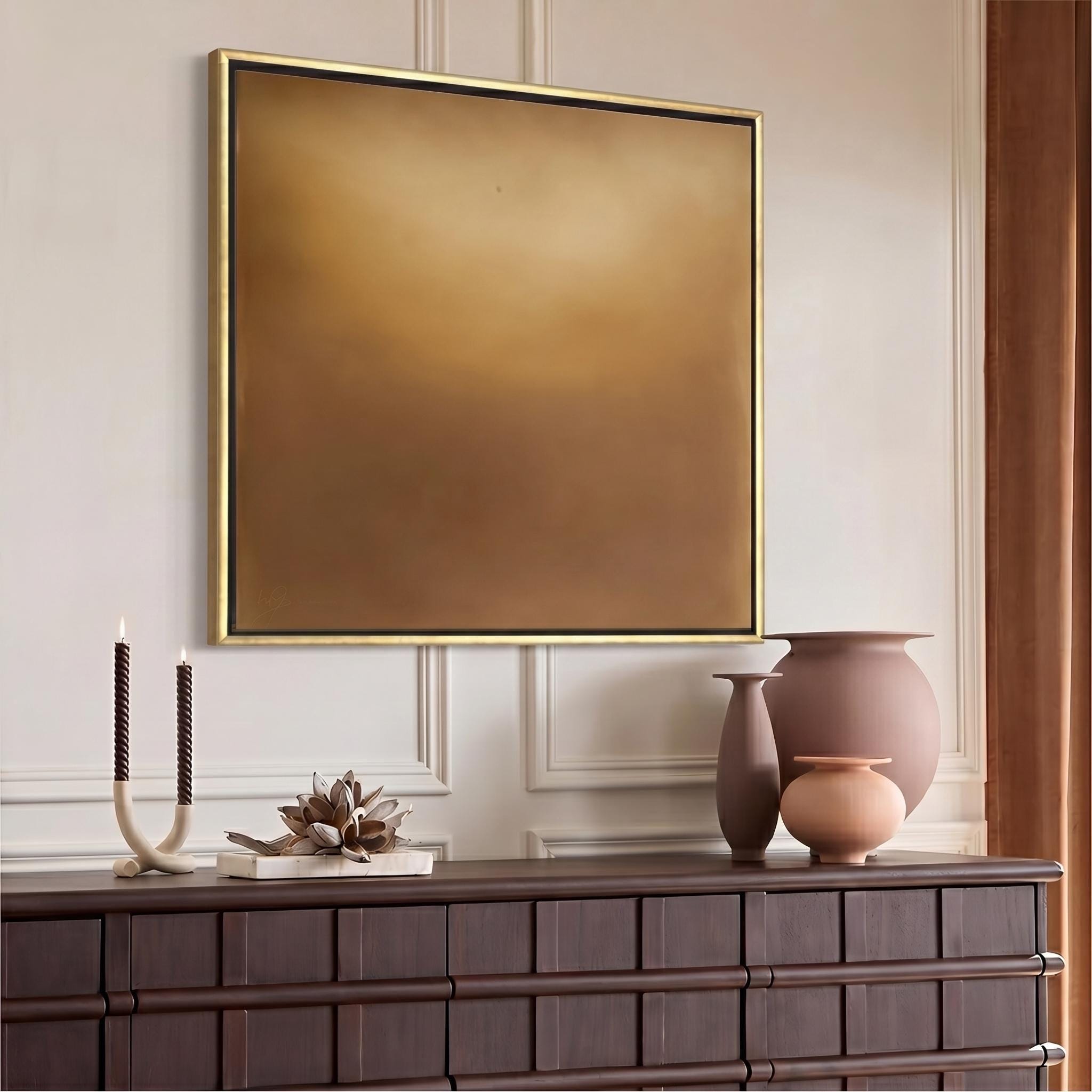 Warm Bronze Canvas