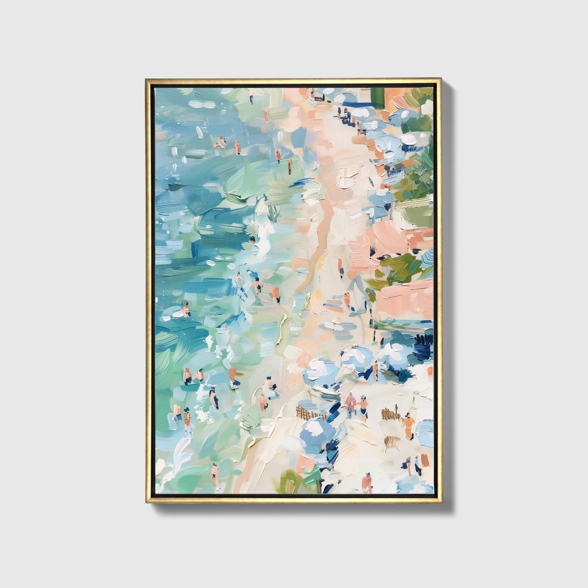 Blue & Sand Canvas
