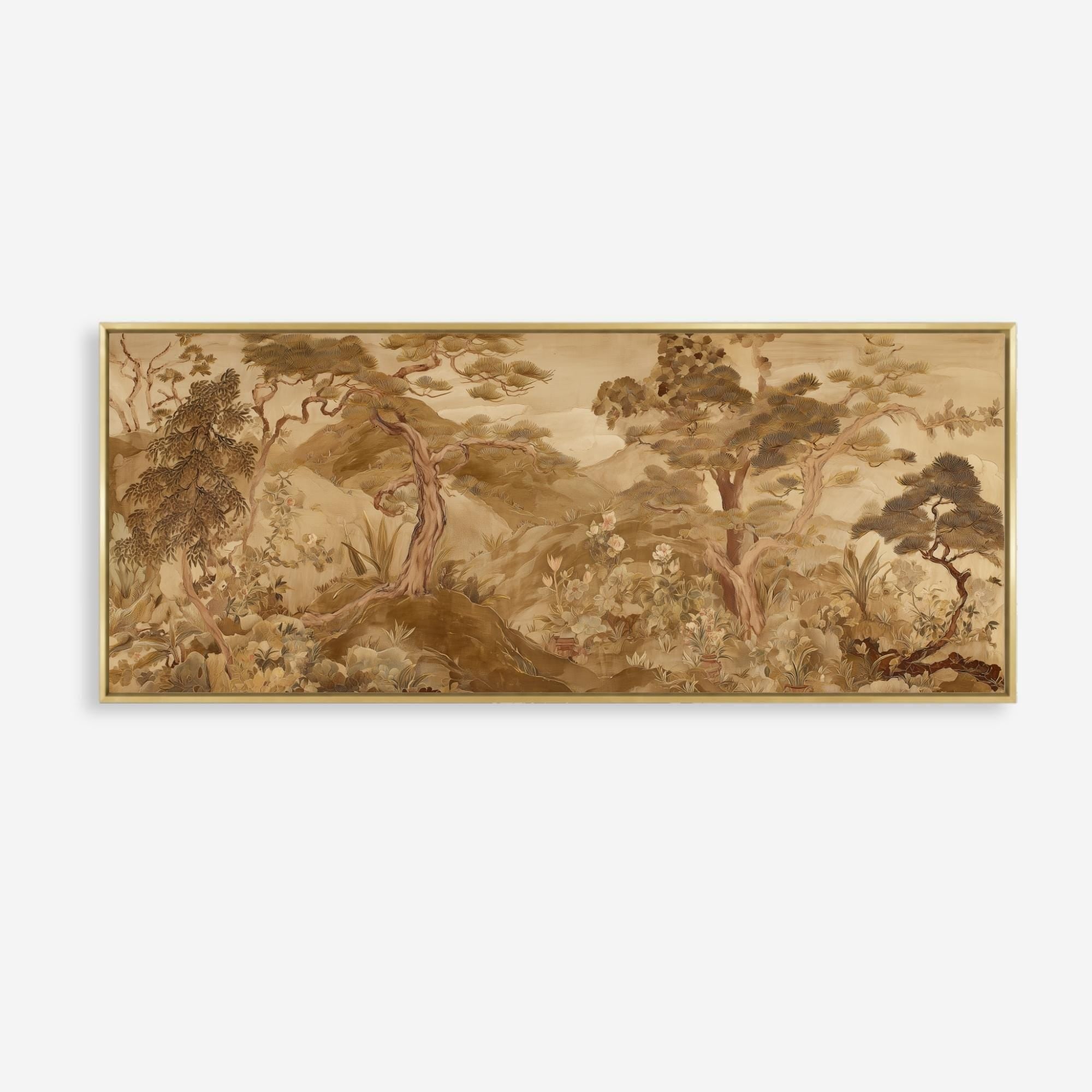 Golden Garden Canvas
