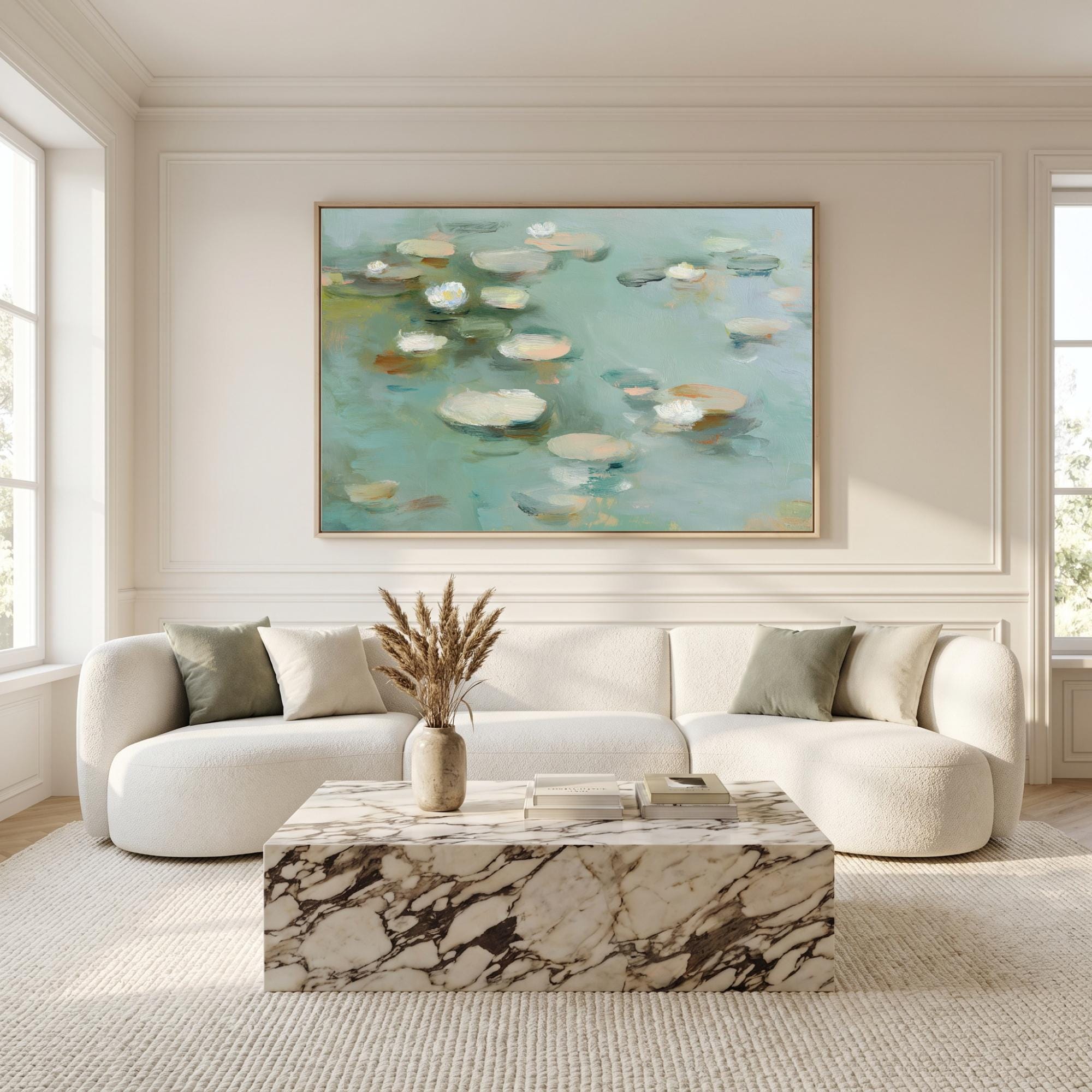 Sage Lillies Canvas
