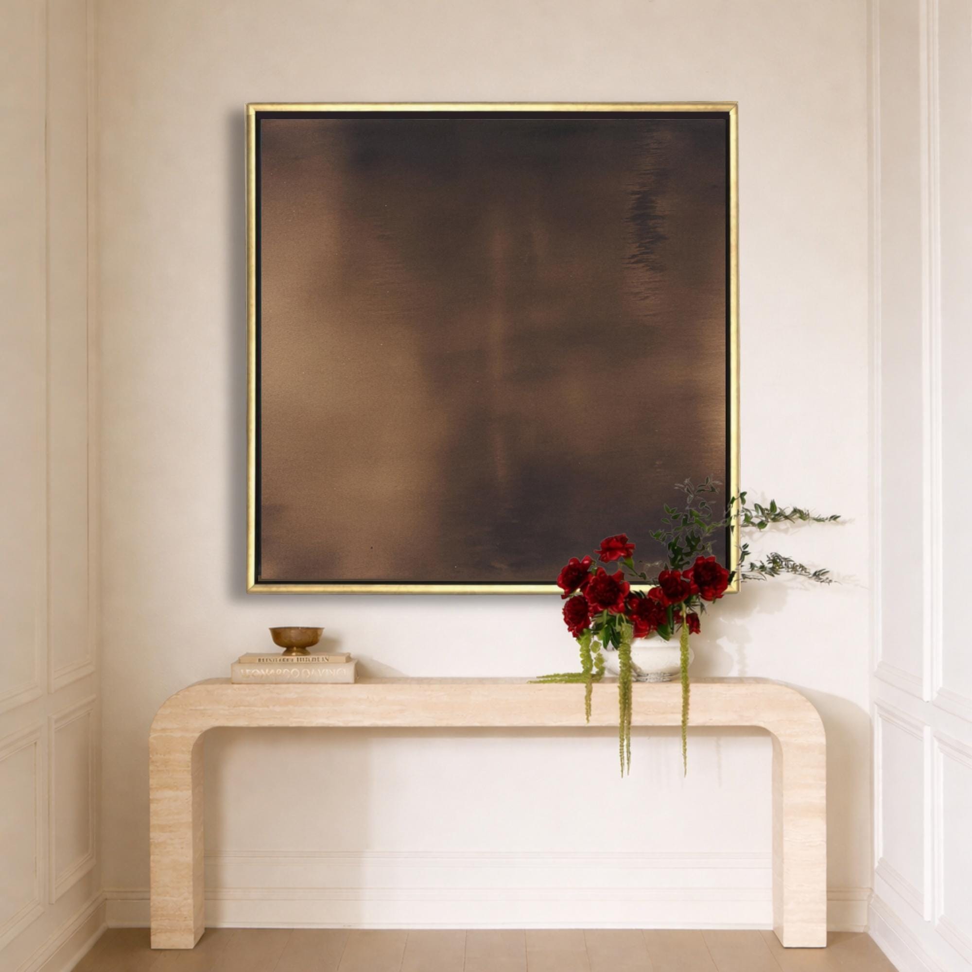 Smoky Bronze Square Canvas