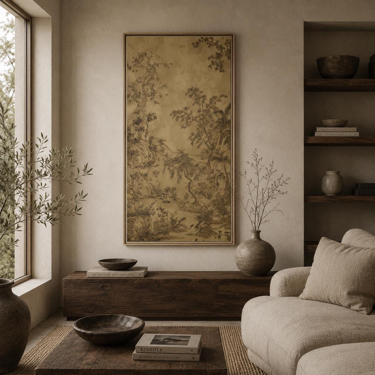 Antique Gardens Panel Canvas