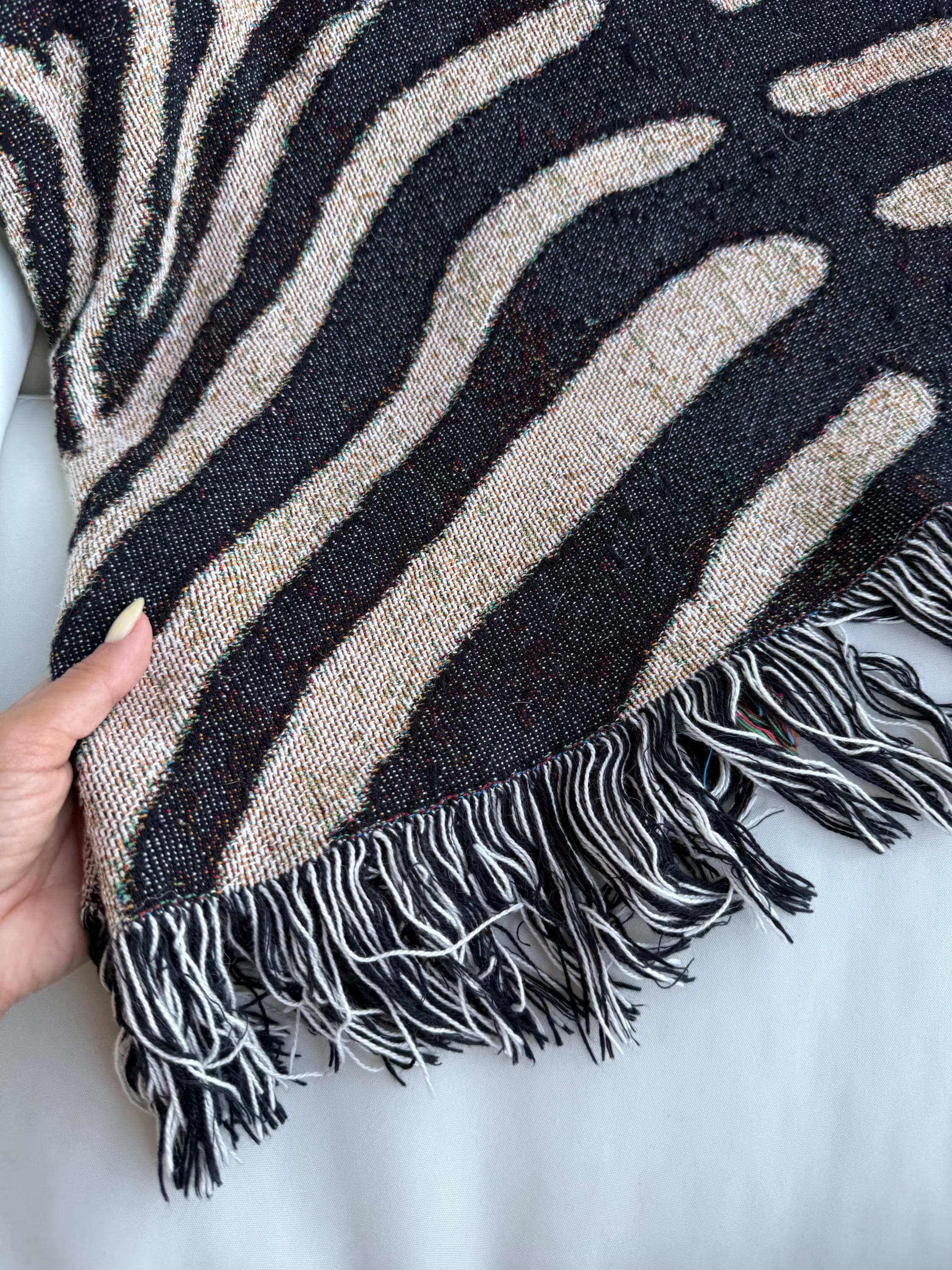 Cozy Zebra Pattern Blanket