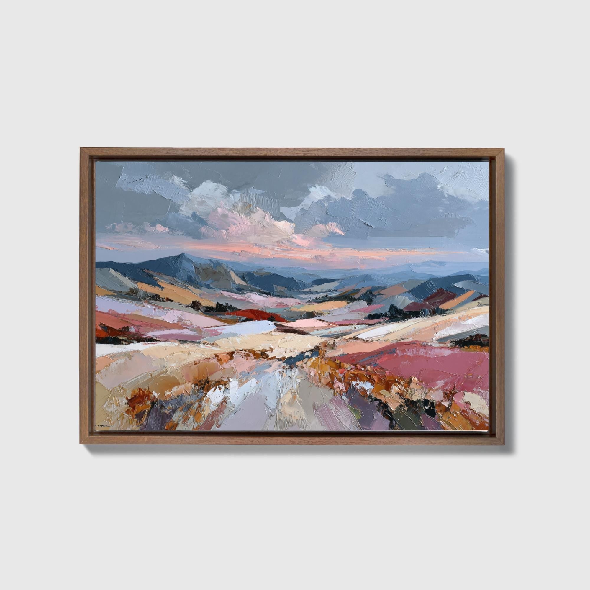 Patchwork Hills Canvas