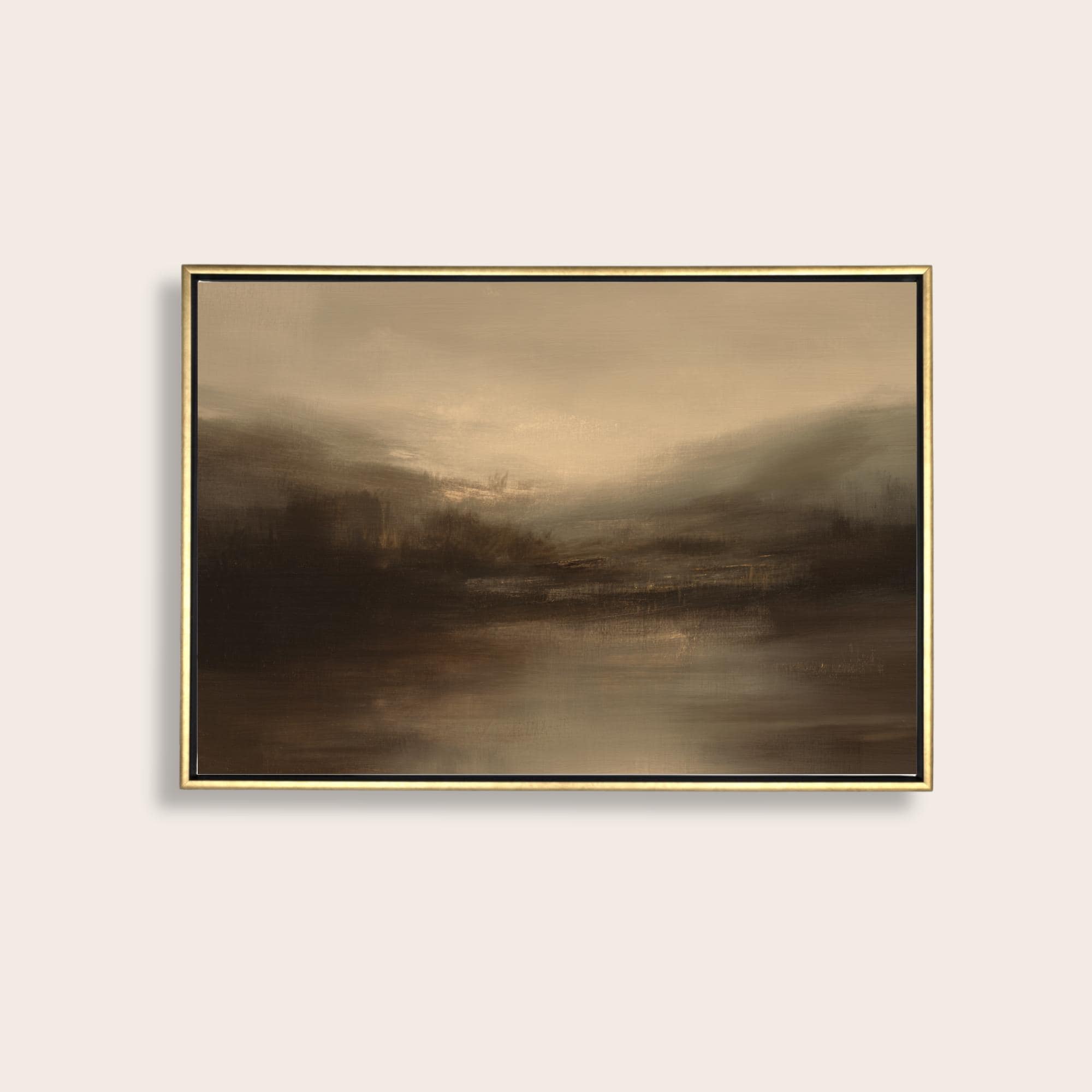 Smoky Dusk Landscape Canvas - Haven Walls