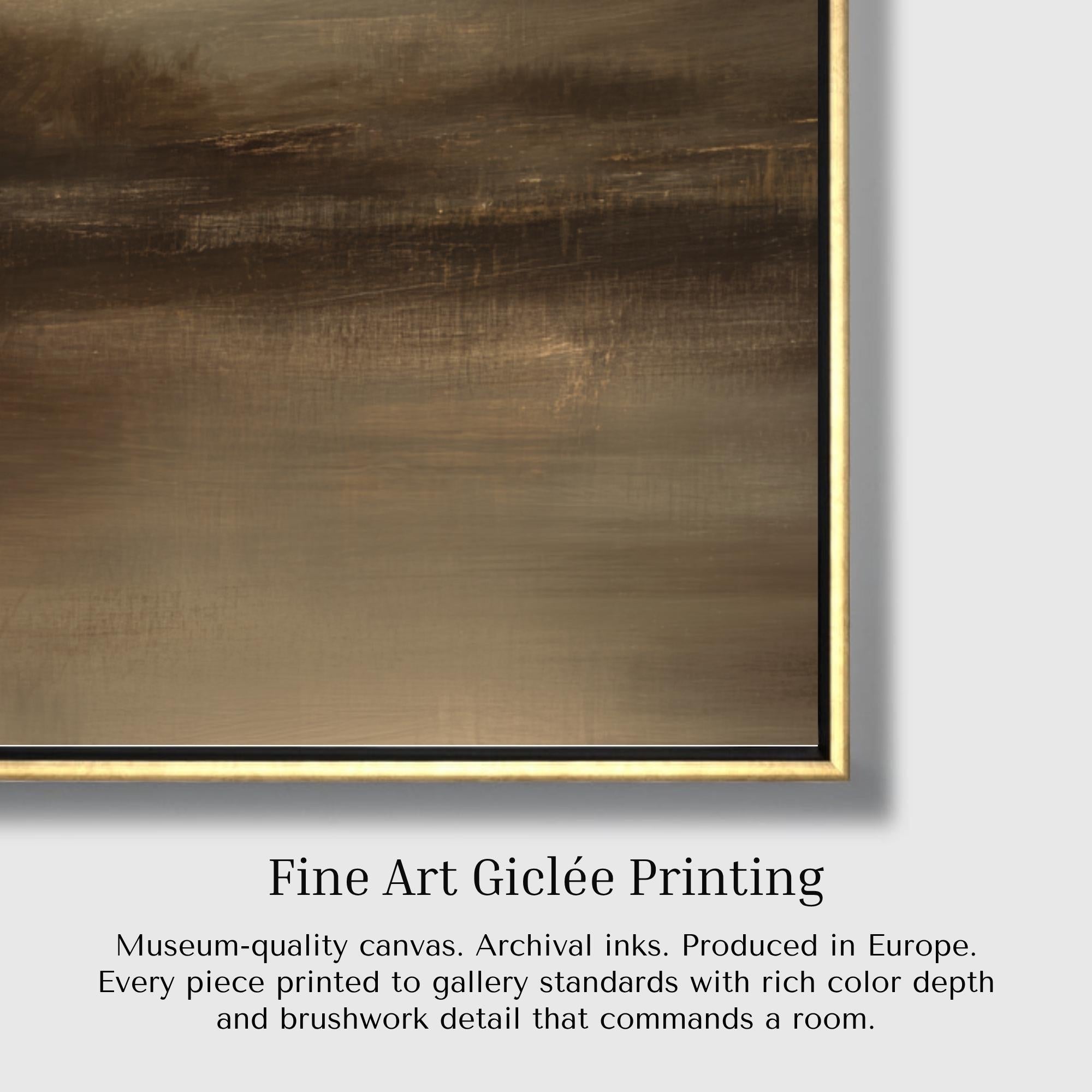 Smoky Dusk Landscape Canvas - Haven Walls
