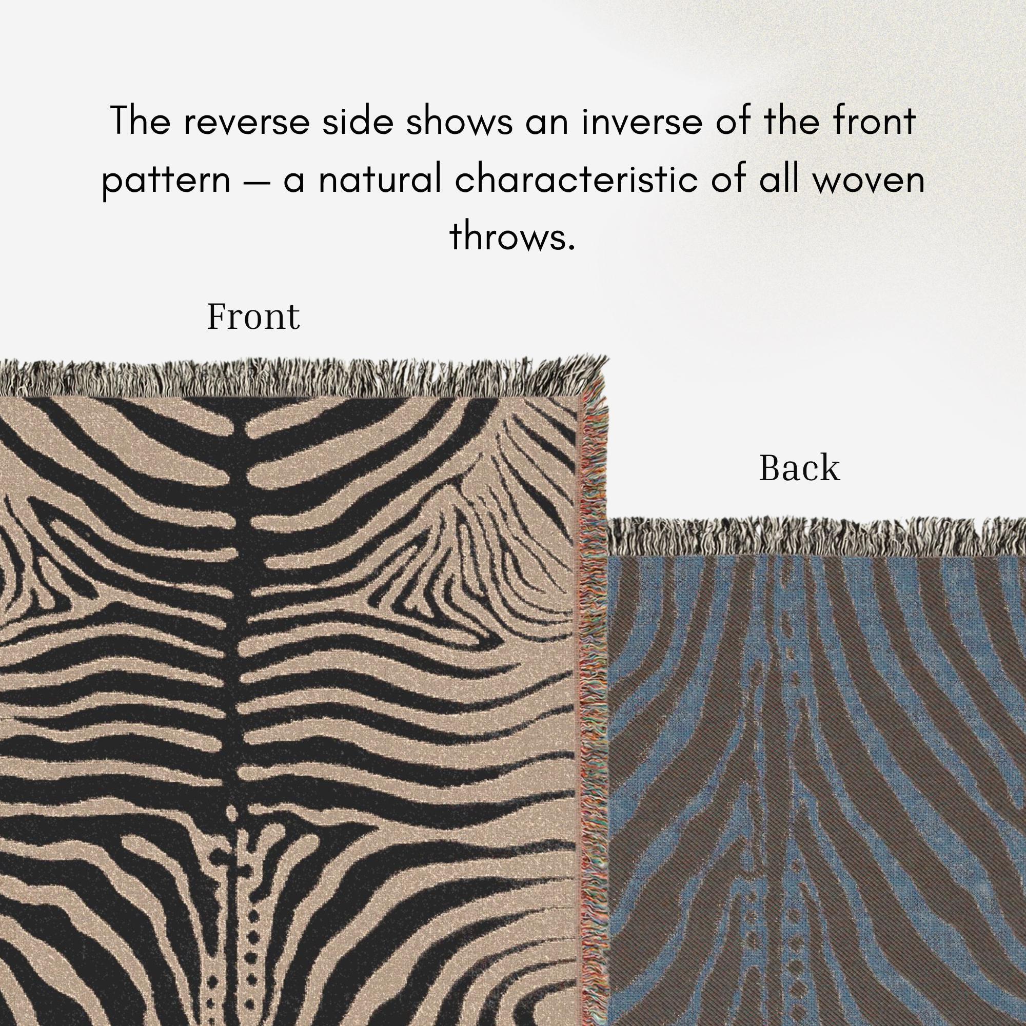 Cozy Zebra Pattern Blanket