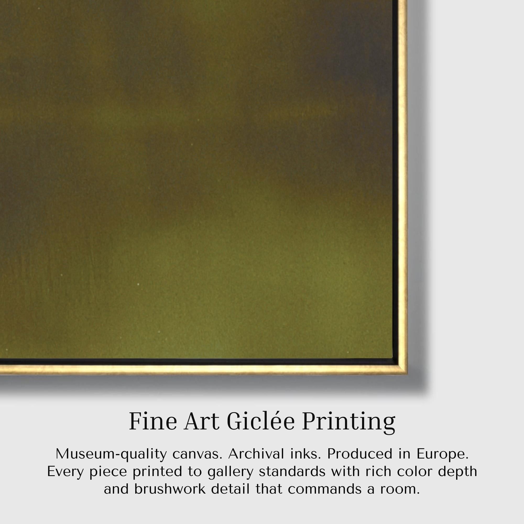 Olive Moss Canvas
