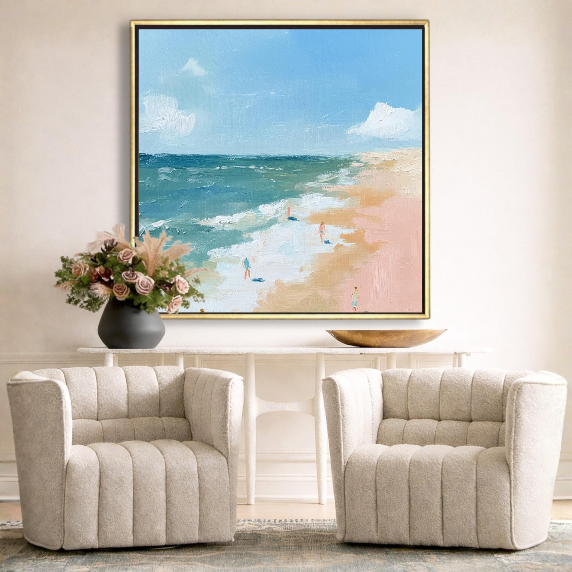 Shore Thing Square Canvas