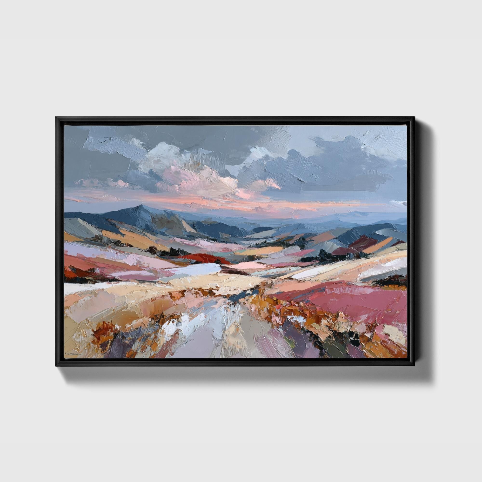 Patchwork Hills Canvas