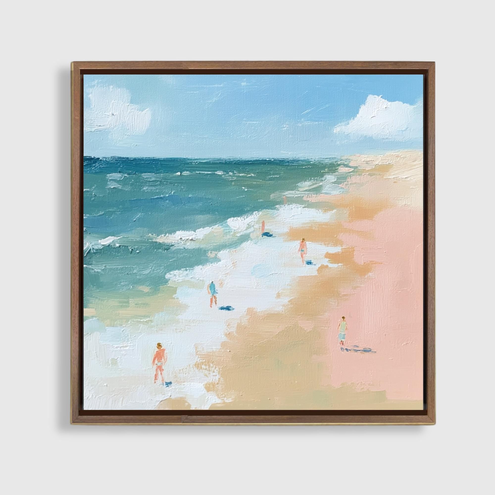 Shore Thing Square Canvas