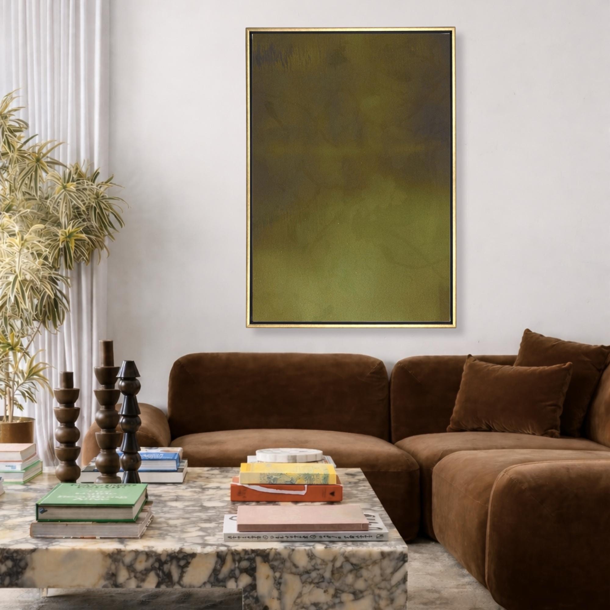 Olive Moss Canvas