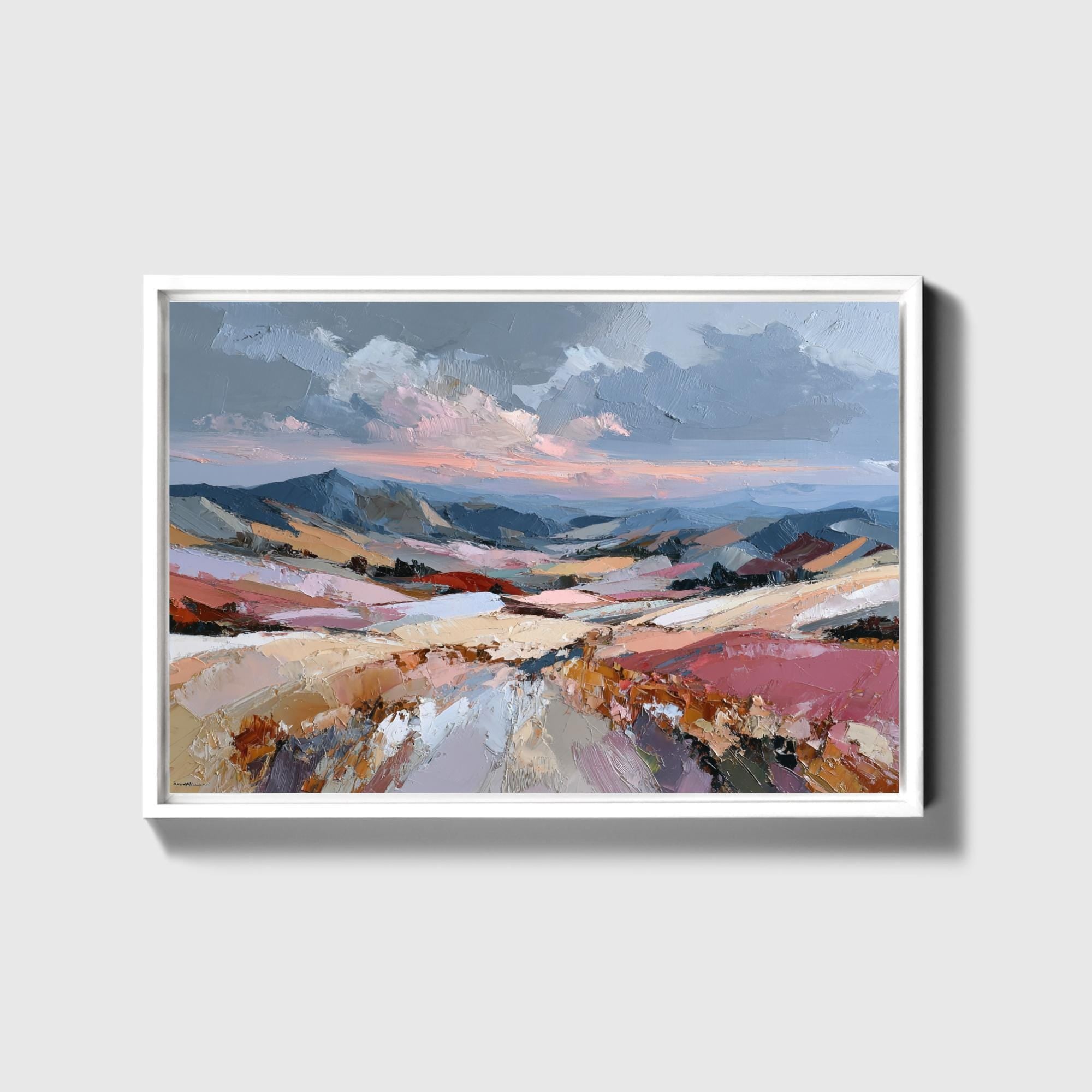Patchwork Hills Canvas