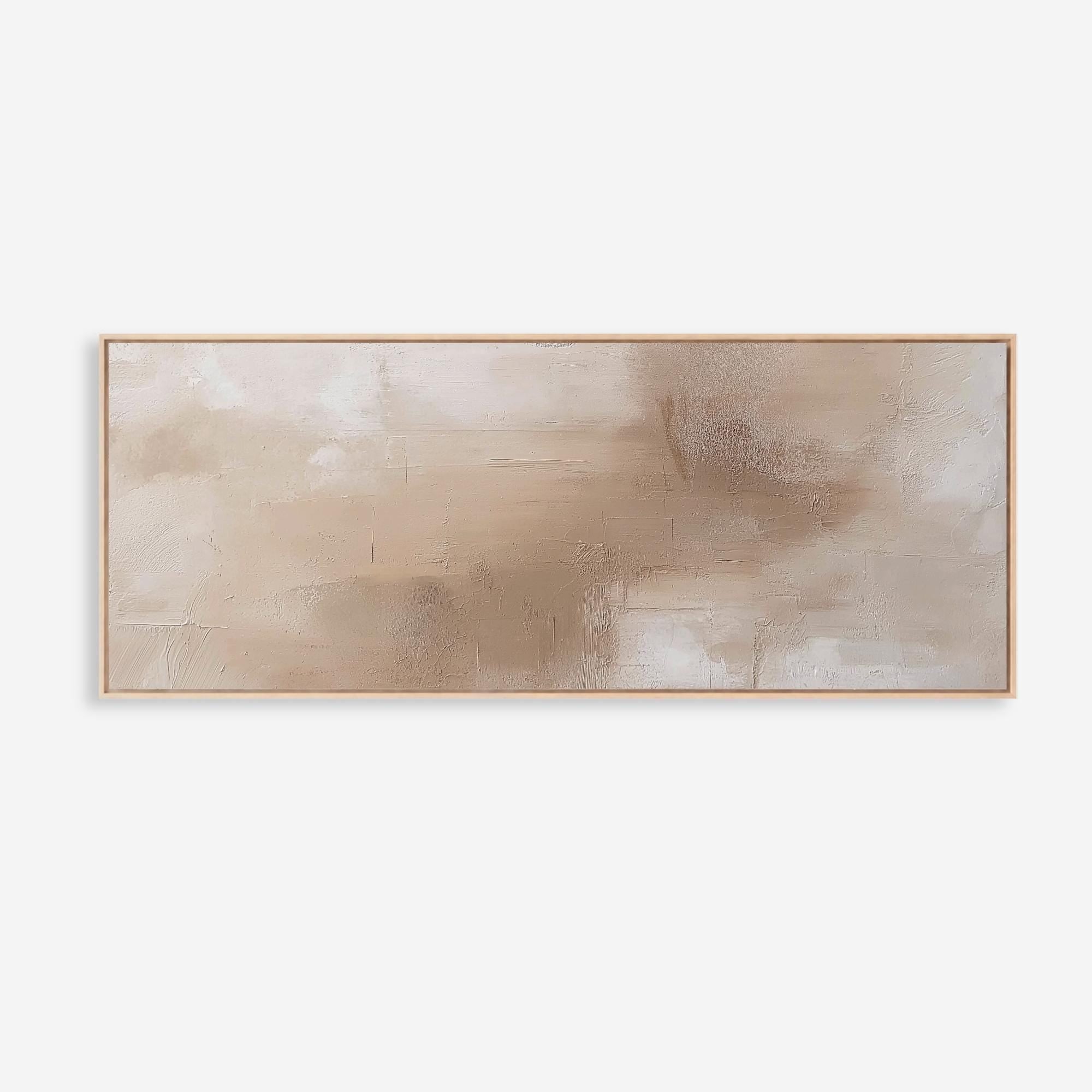 Beige Panoramic Canvas