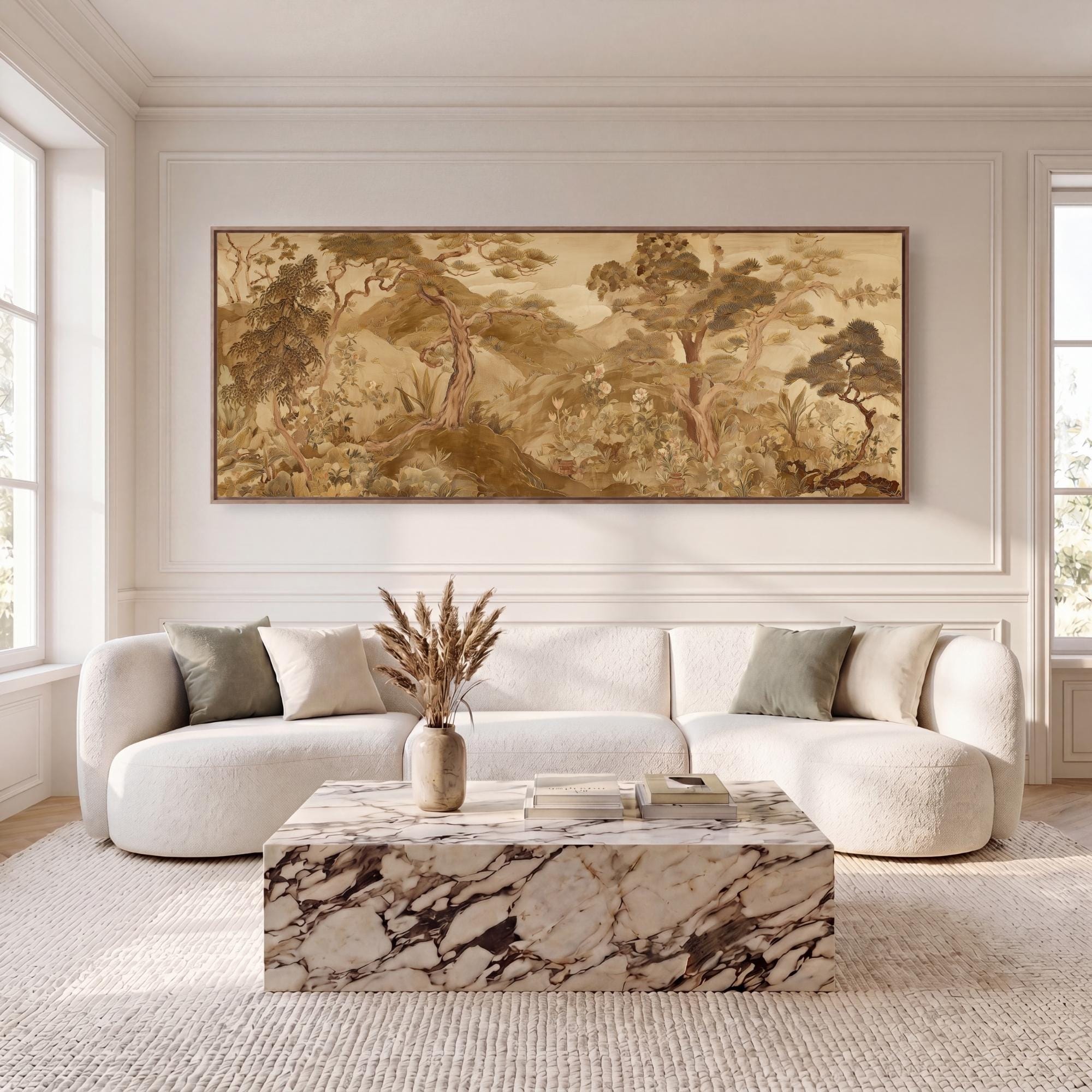 Golden Garden Canvas