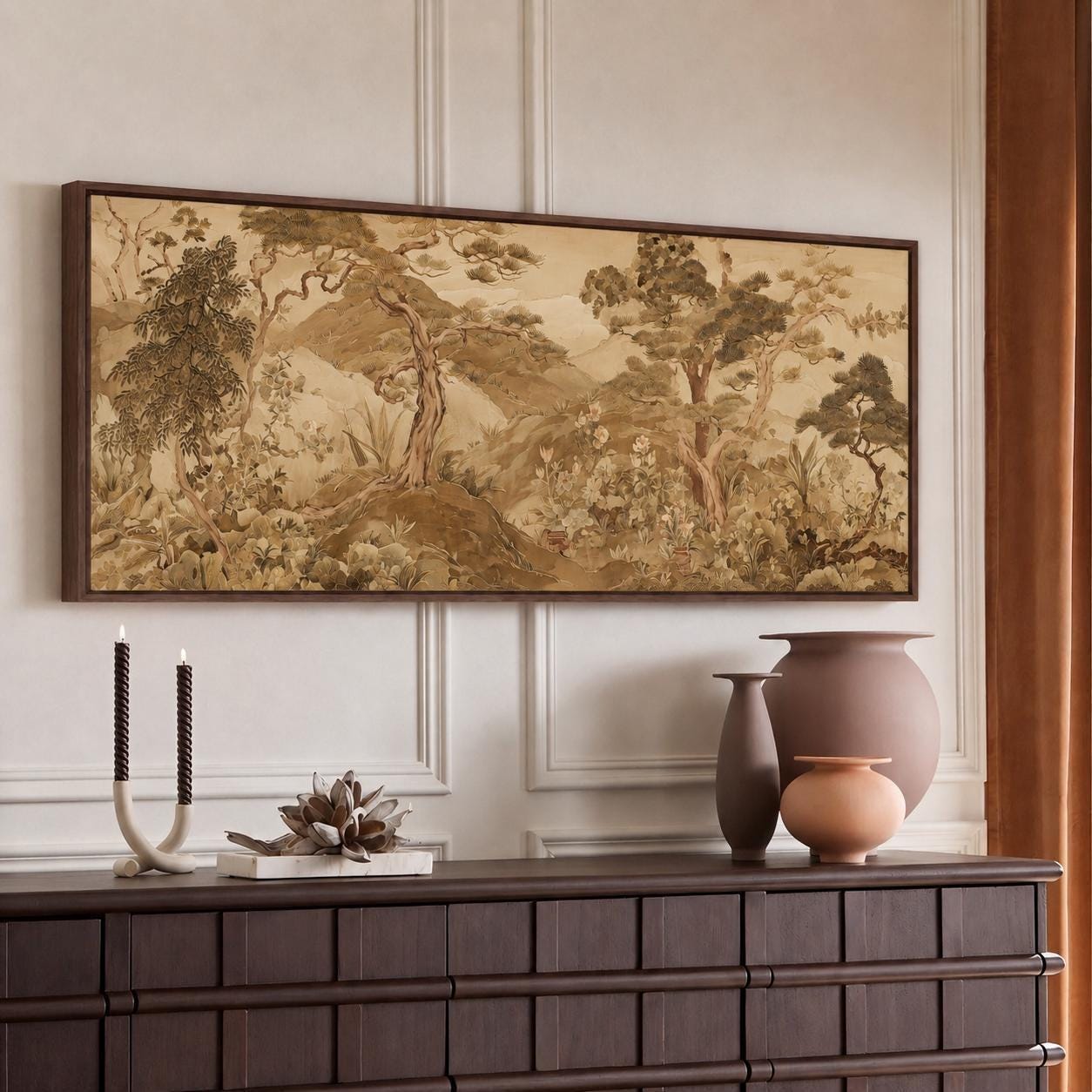 Golden Garden Canvas
