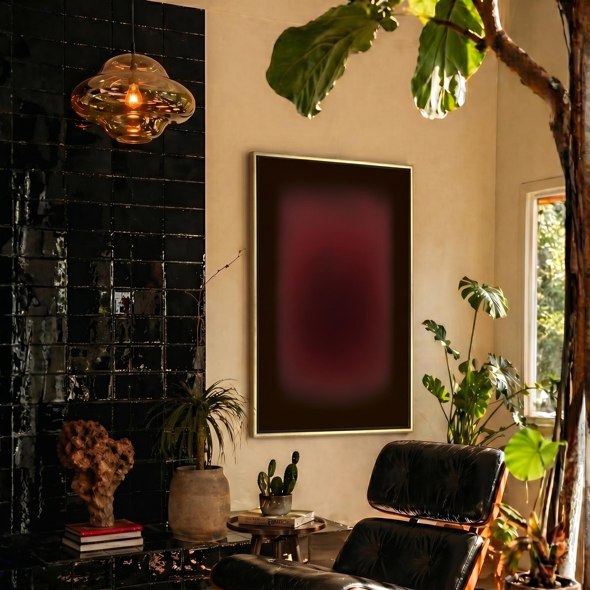 Burgundy Grove Canvas
