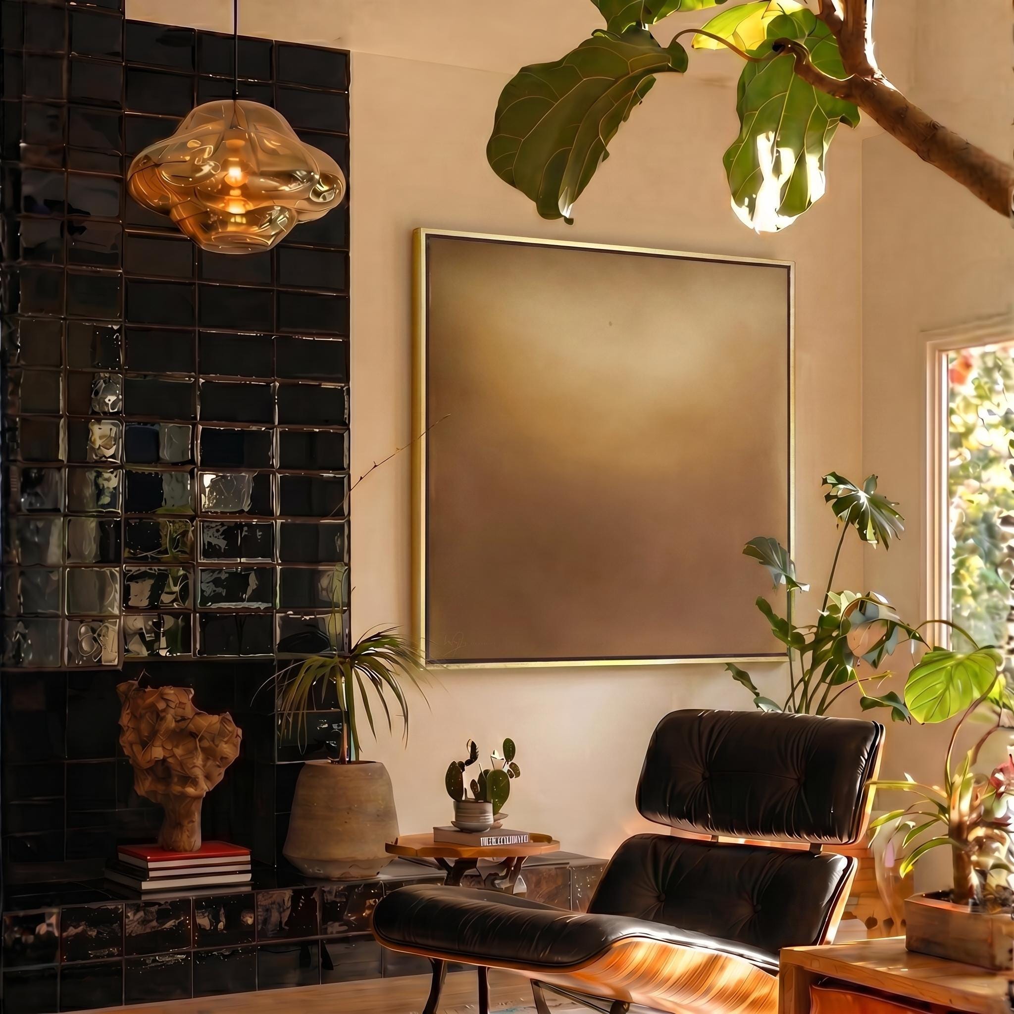 Warm Bronze Canvas