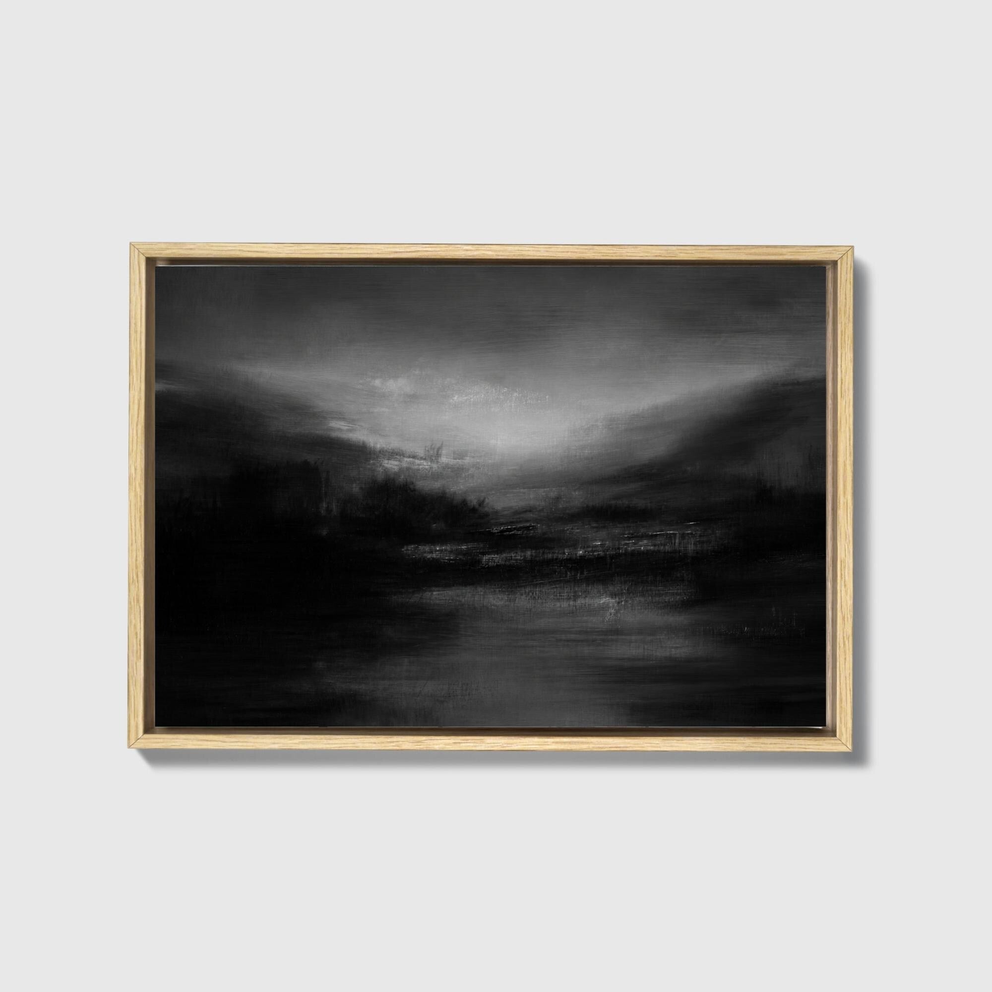 Black Dusk Canvas