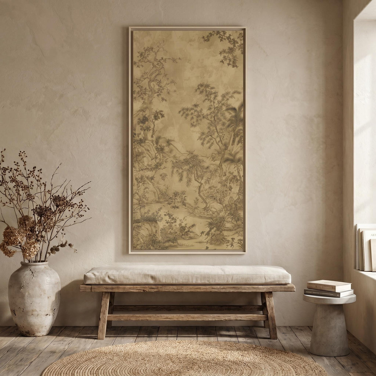 Antique Gardens Panel Canvas - Haven Walls