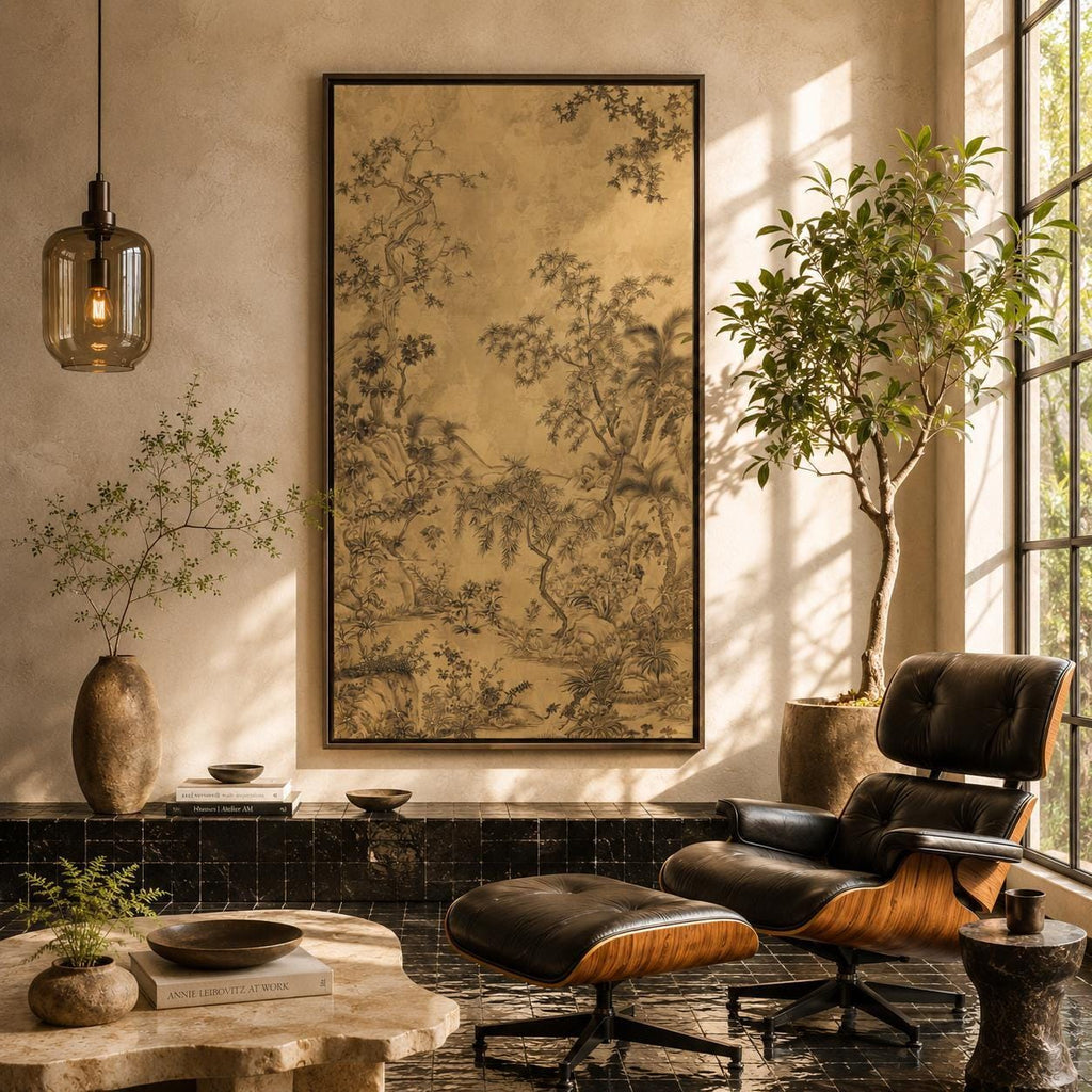 Antique Gardens Panel Canvas - Haven Walls
