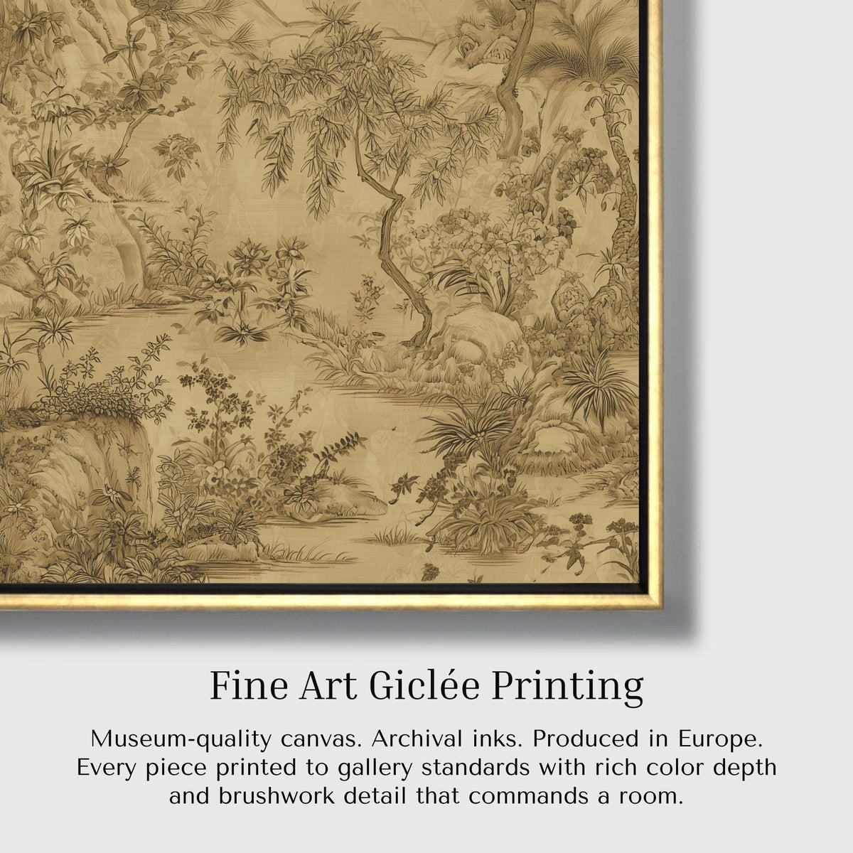 Antique Gardens Panel Canvas - Haven Walls