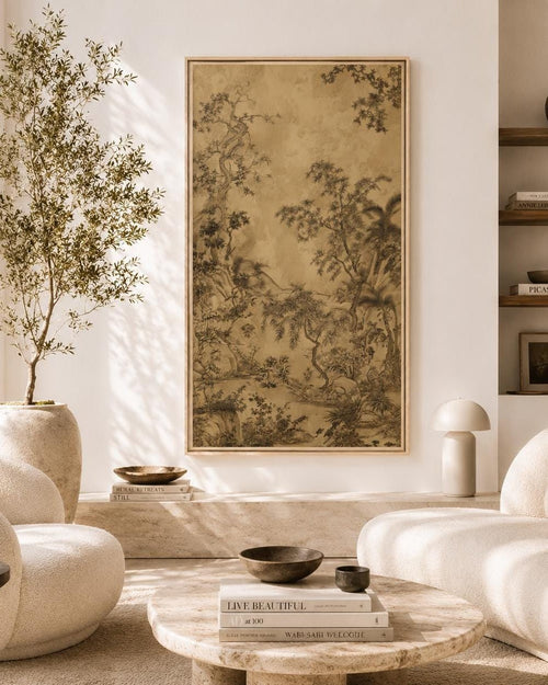 Antique Gardens Panel Canvas - Haven Walls