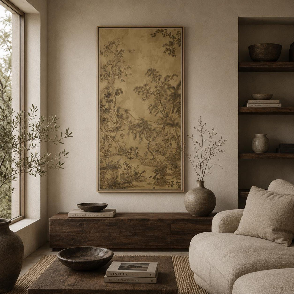 Antique Gardens Panel Canvas - Haven Walls