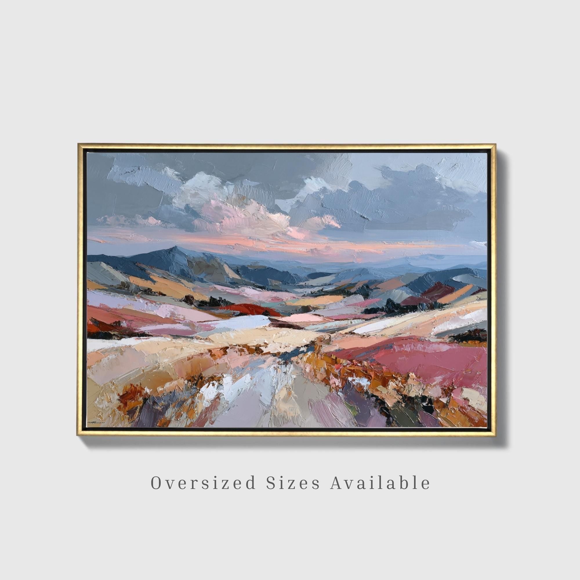 Patchwork Hills Canvas