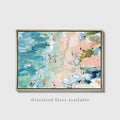 Blue & Sand Beach Canvas - Haven Walls