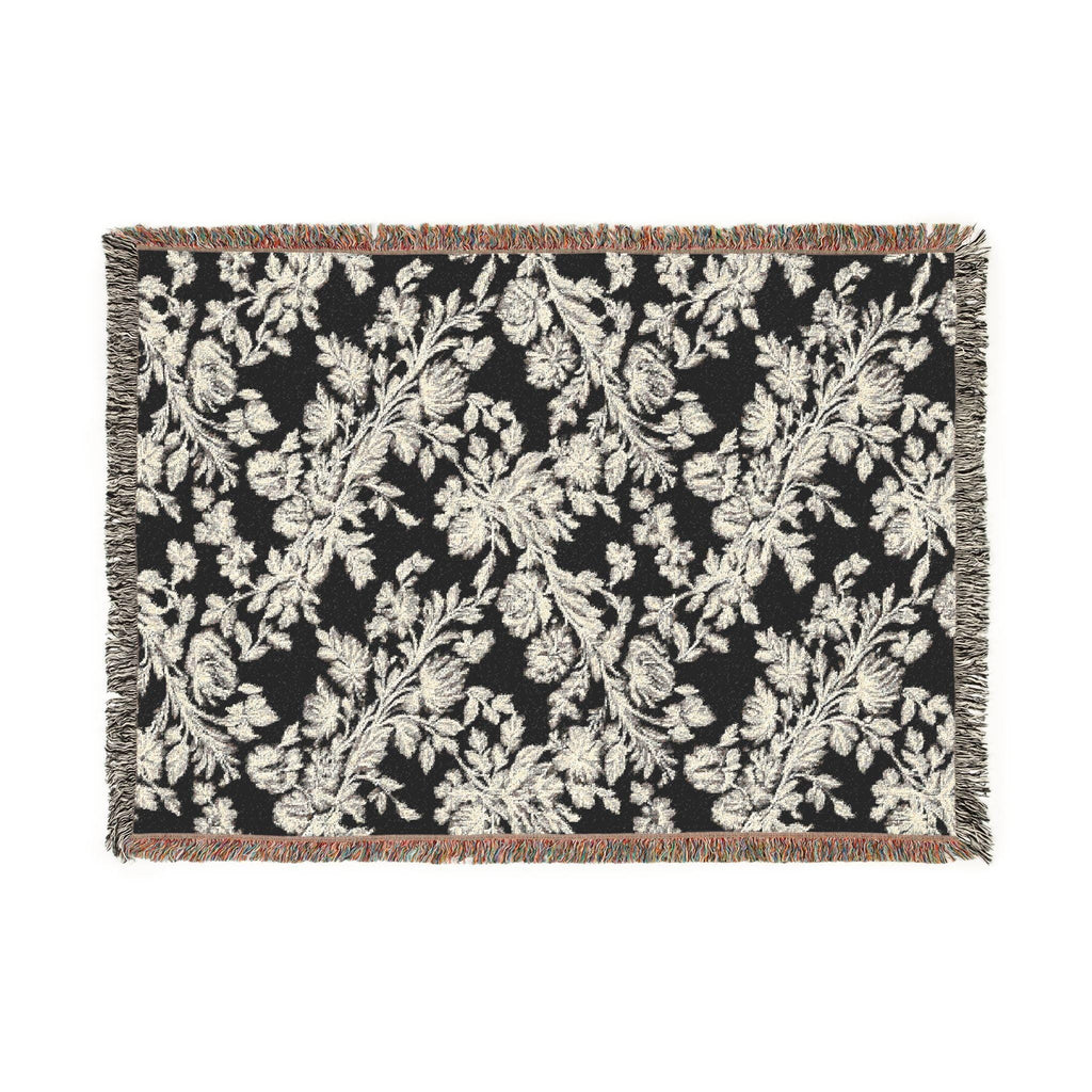 Botanical Lace Woven Throw Blanket - Haven Walls