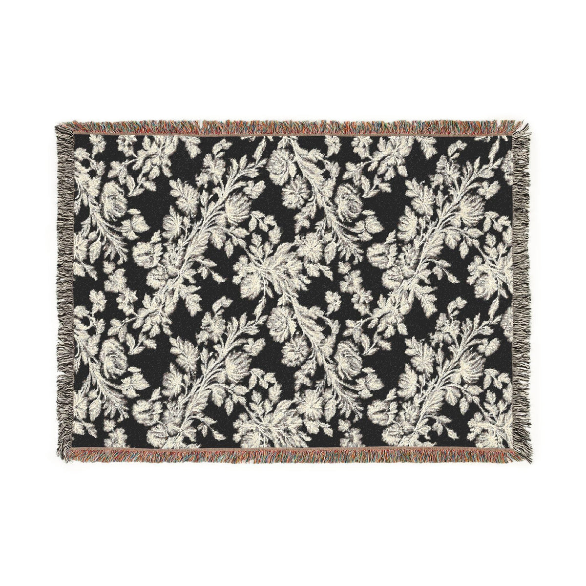 Botanical Lace Woven Throw Blanket - Haven Walls