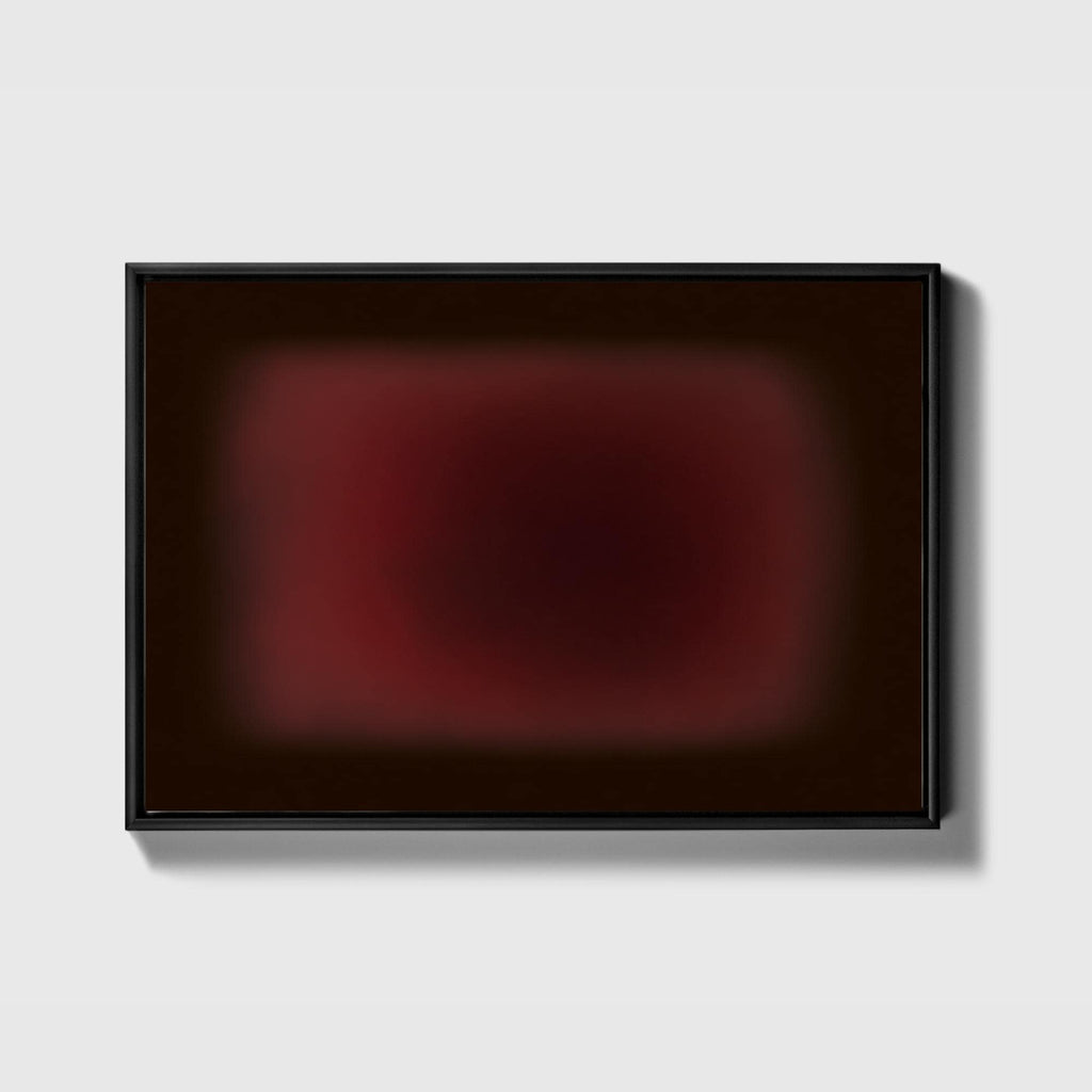 Burgundy Aura Canvas - Haven Walls