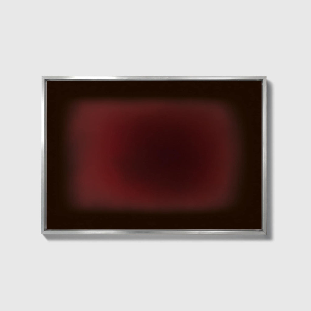Burgundy Aura Canvas - Haven Walls