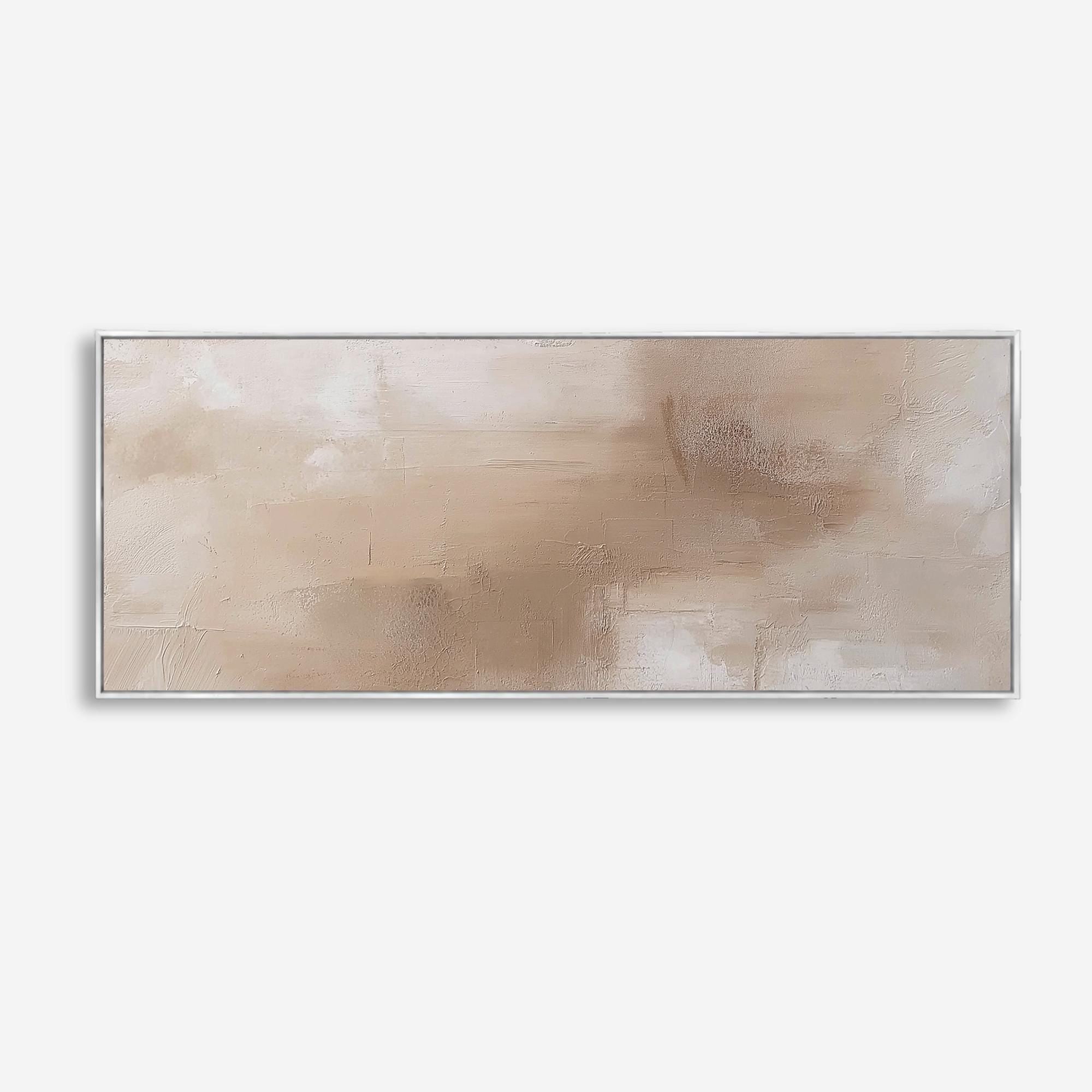 Beige Panoramic Canvas