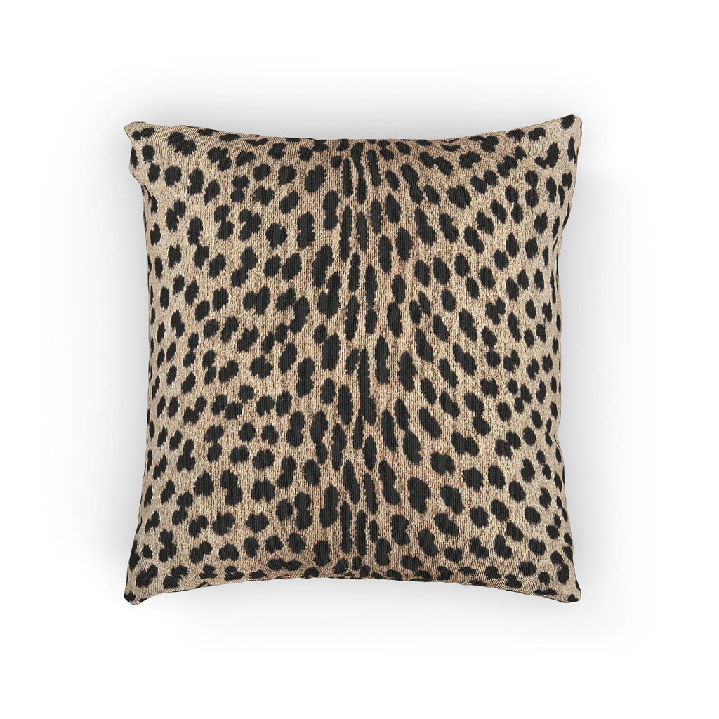 Cheetah Print Woven Pillow with Insert, 17" x 18" - Haven Walls