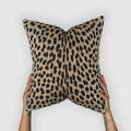 Cheetah Print Woven Pillow with Insert, 17" x 18" - Haven Walls