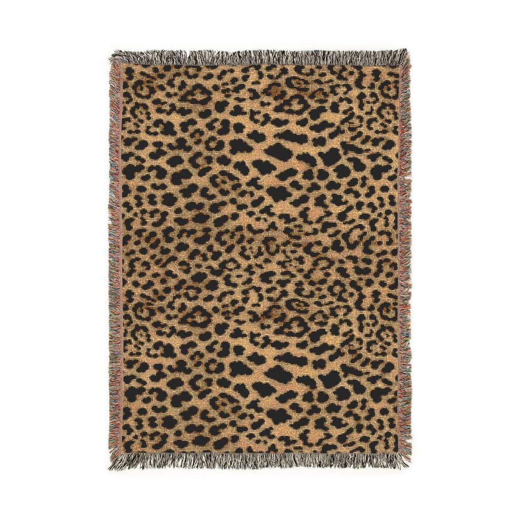 Cheetah Print Woven Throw Blanket - Haven Walls