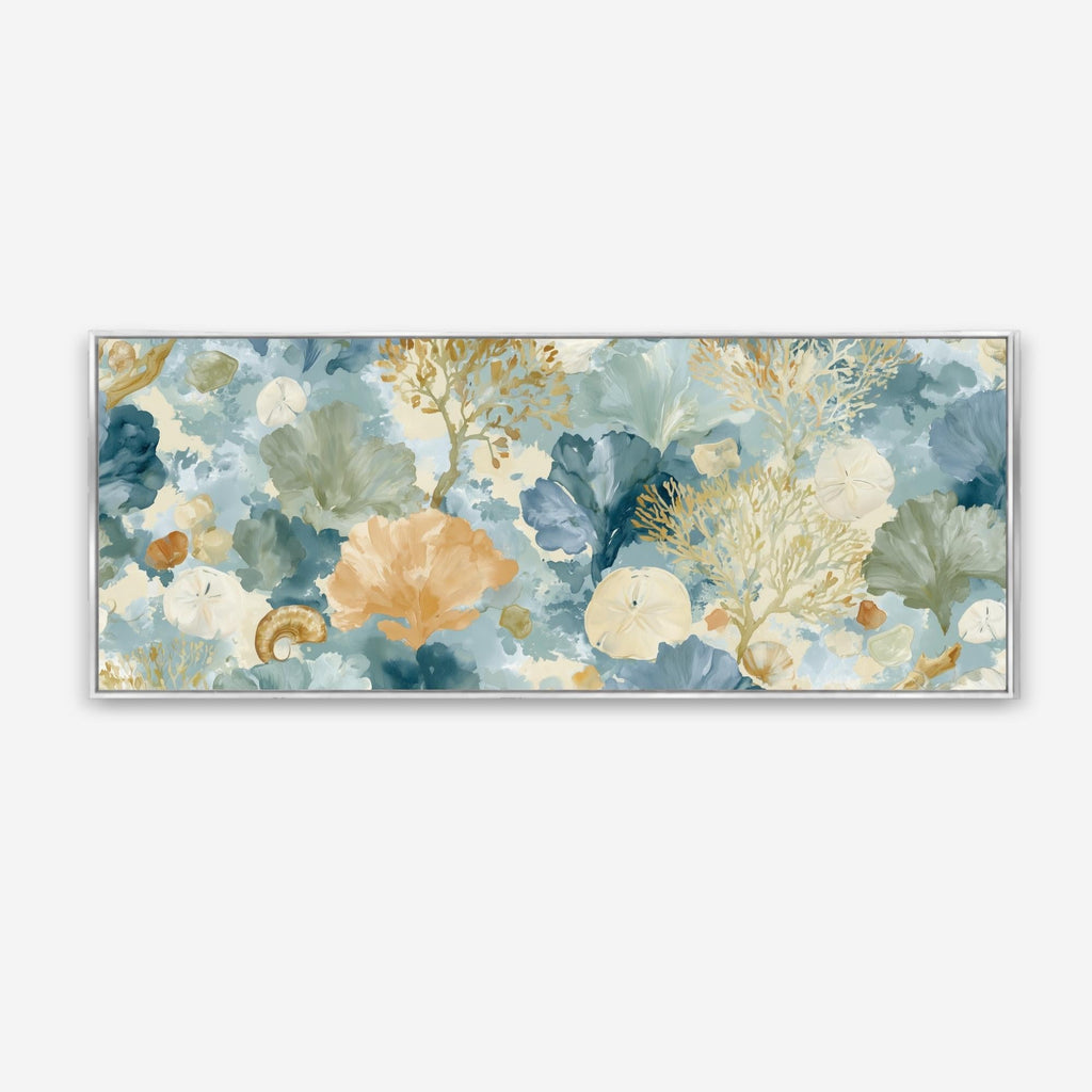 Coastal Haze Panoramic Canvas - Haven Walls