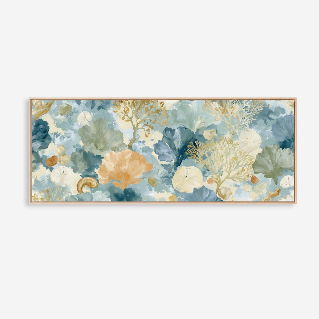 Coastal Haze Panoramic Canvas - Haven Walls