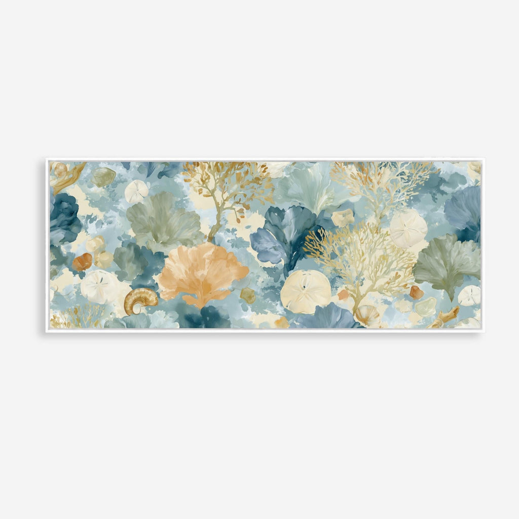 Coastal Haze Panoramic Canvas - Haven Walls