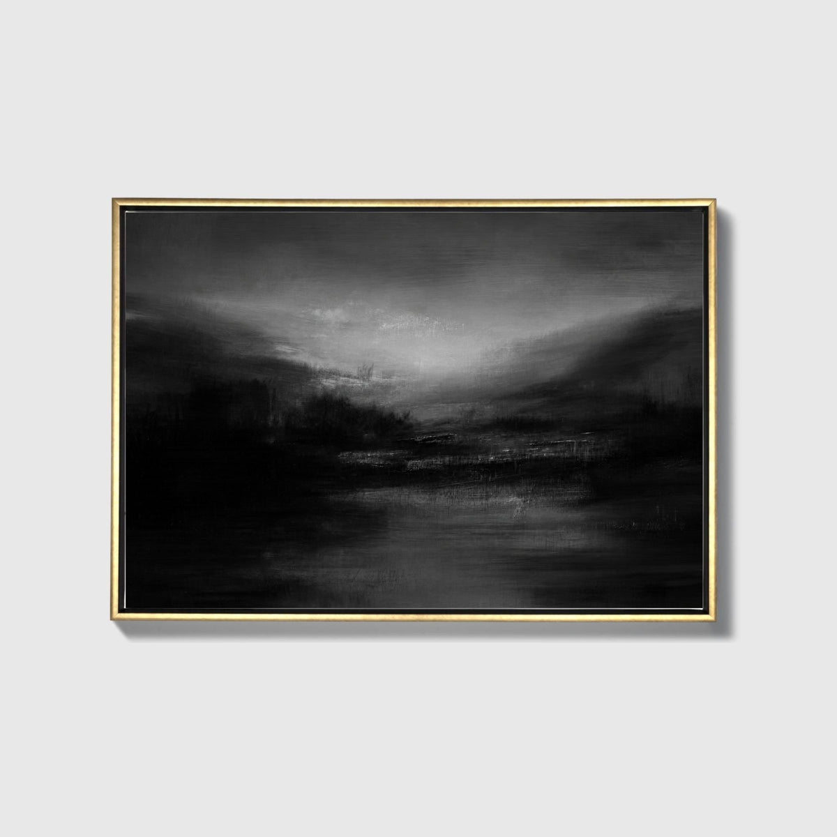 Dusk Umber Landscape Canvas - Haven Walls