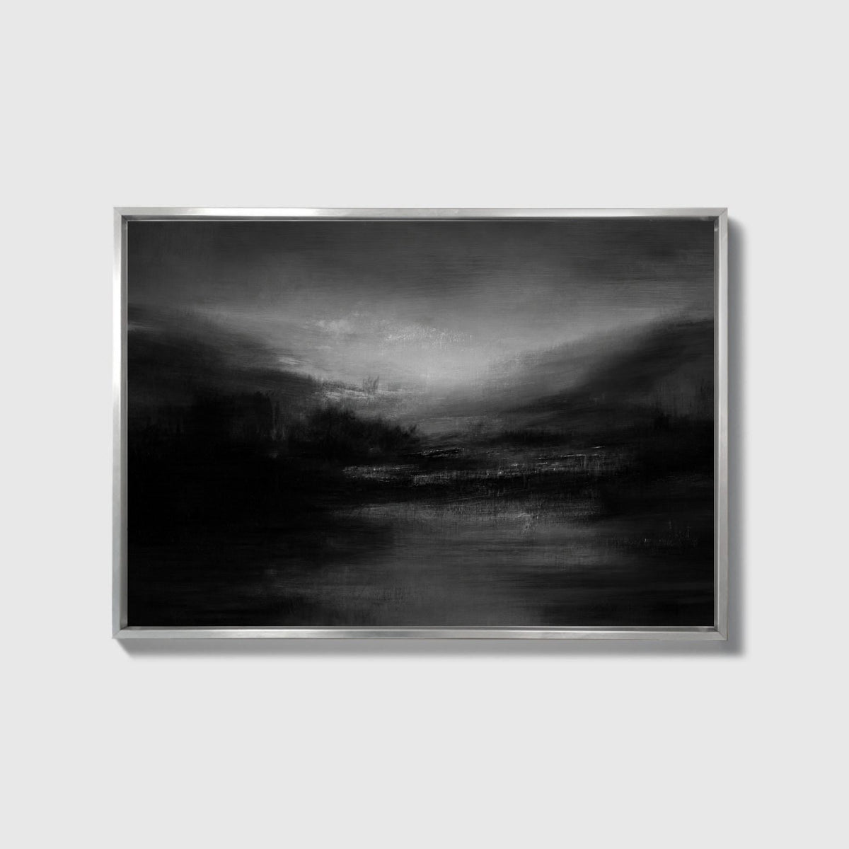Dusk Umber Landscape Canvas - Haven Walls