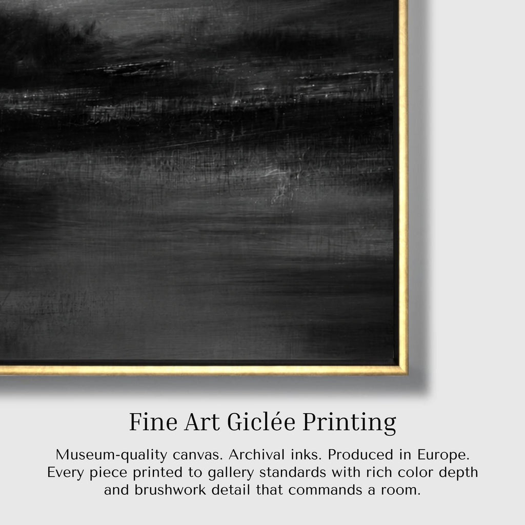 Dusk Umber Landscape Canvas - Haven Walls