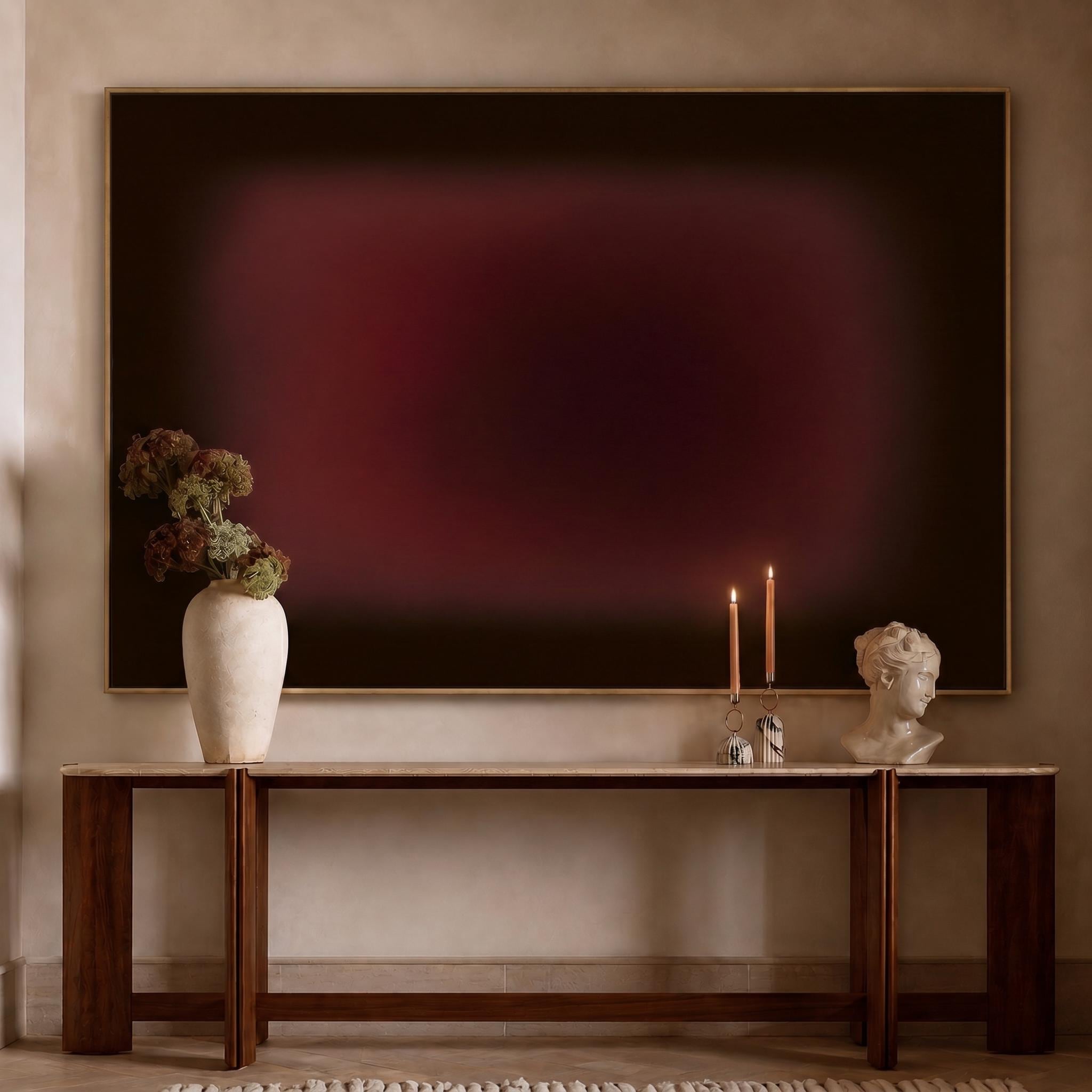 Burgundy Aura Canvas