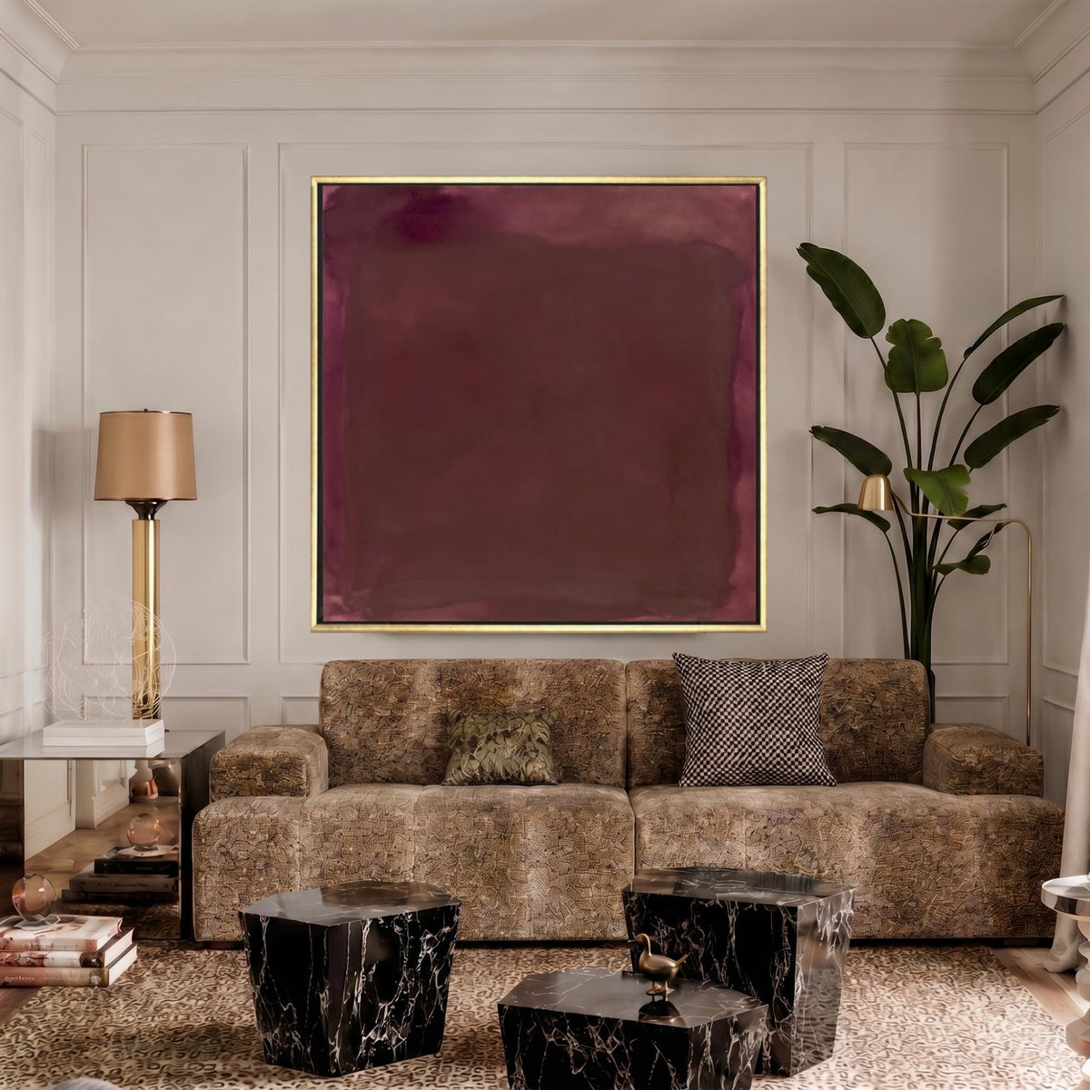 Ember Wash Canvas Wall Art - Haven Walls