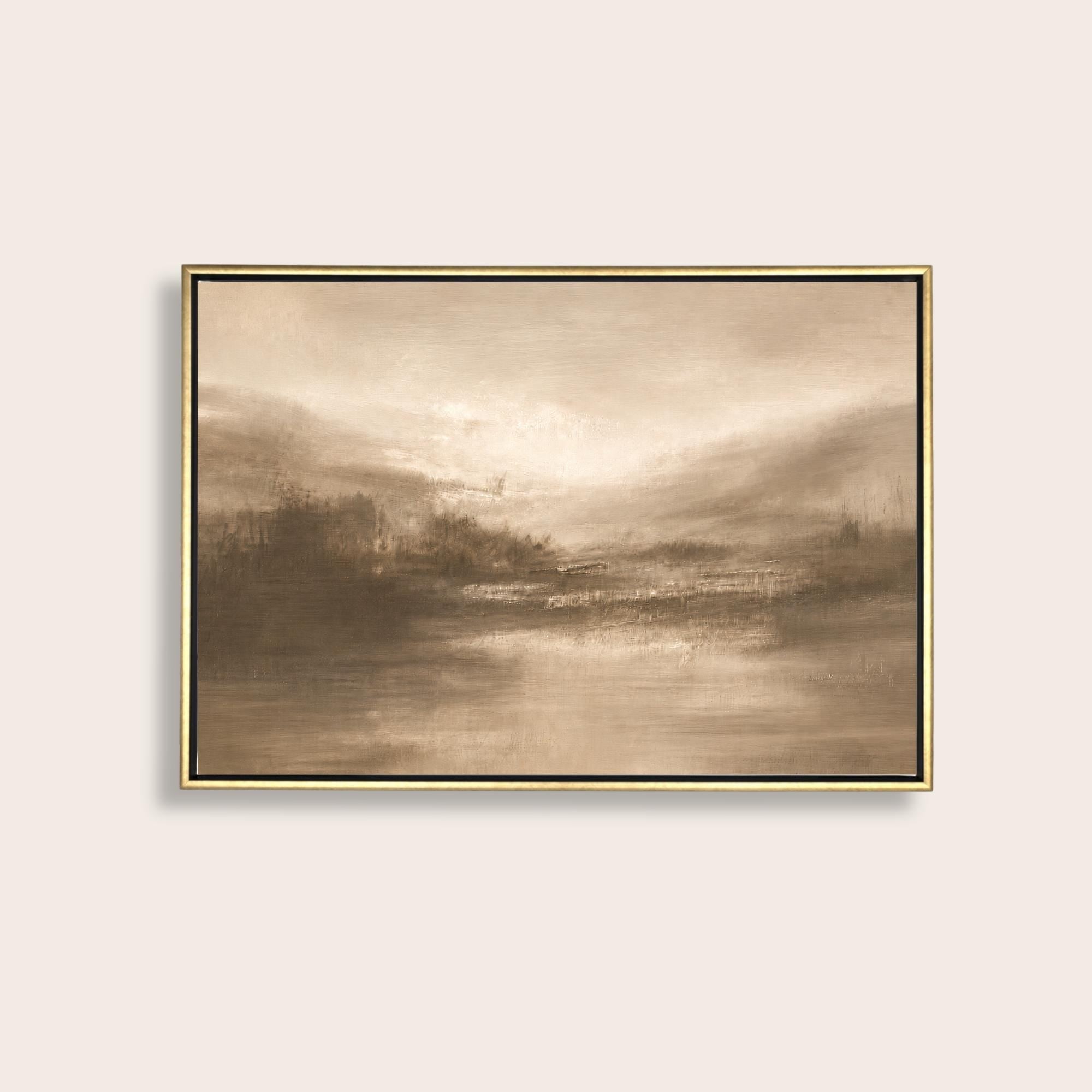 Golden Horizon Canvas - Haven Walls