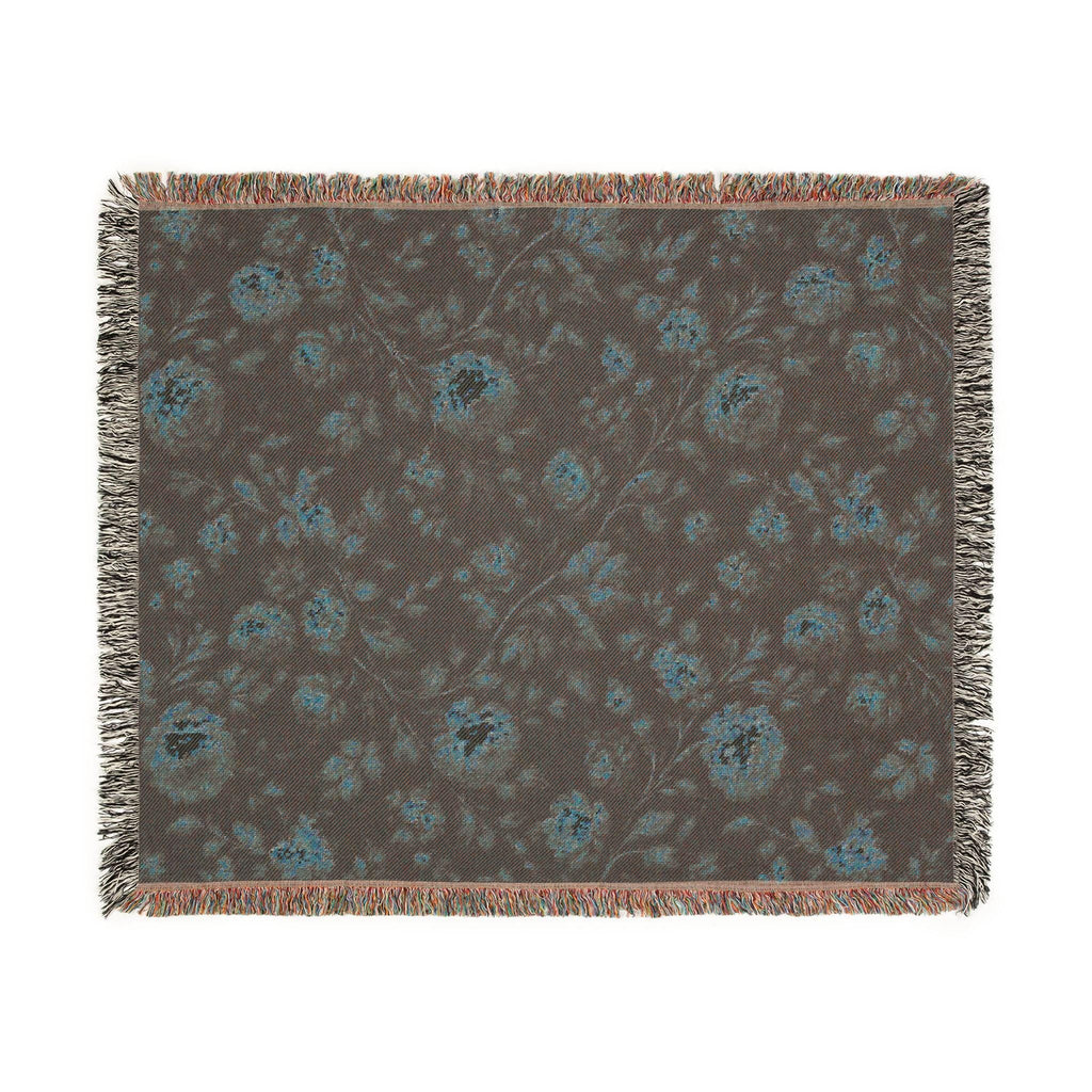 Gothic Garden Woven Throw Blanket - Haven Walls